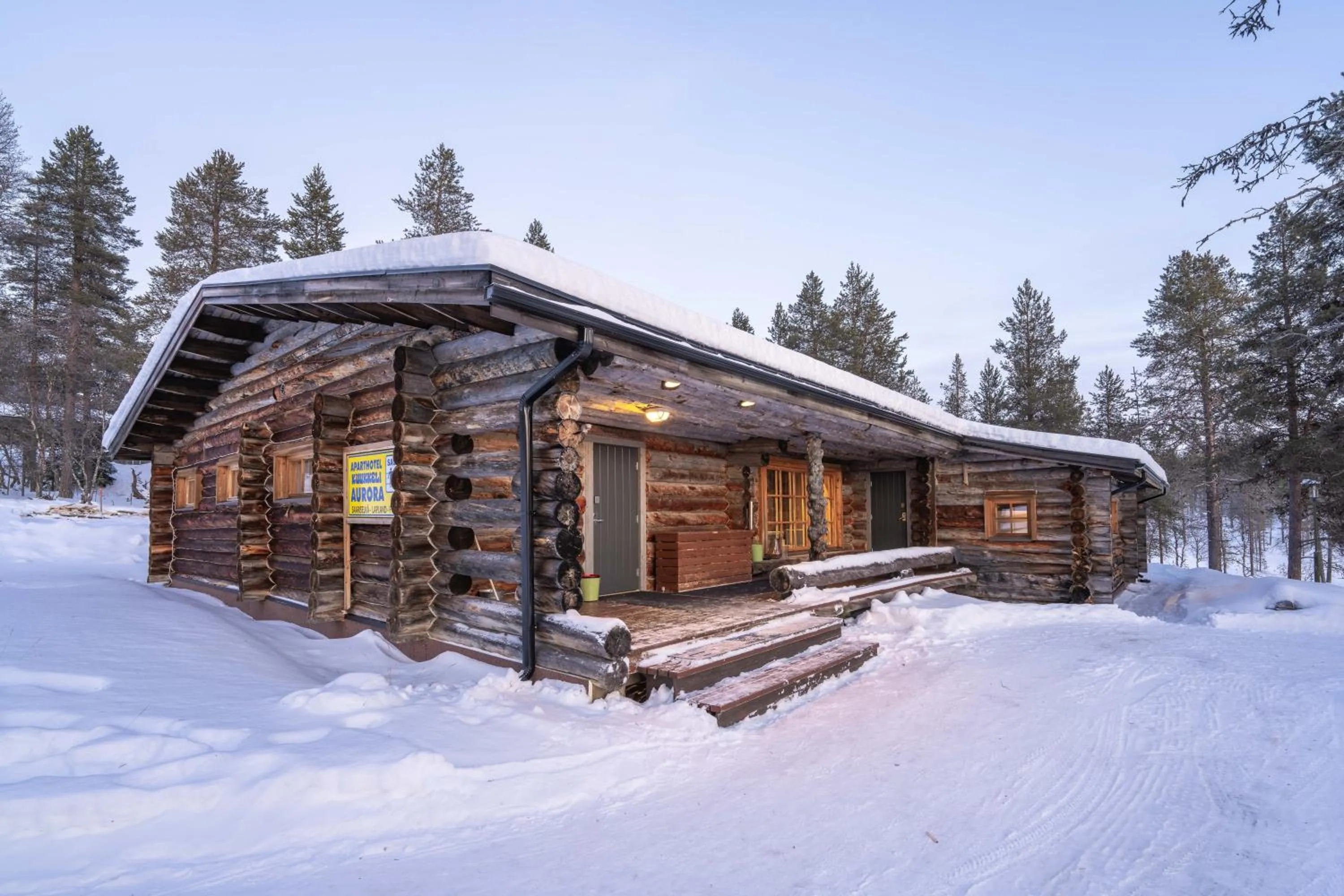 Property building in Kuukkeli Log Houses Aurora Resort