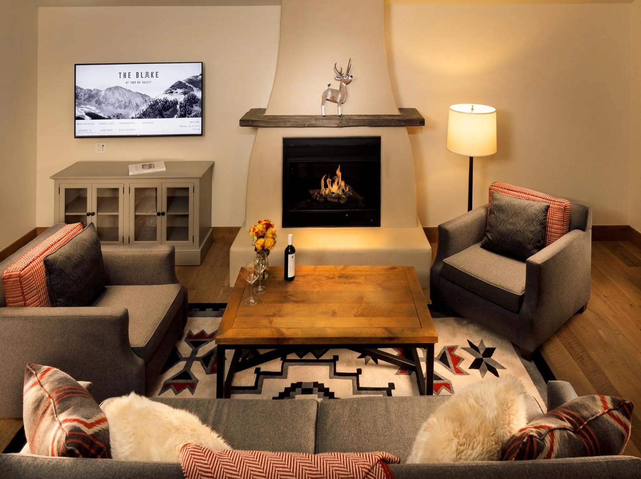 TV and multimedia in The Blake at Taos Ski Valley