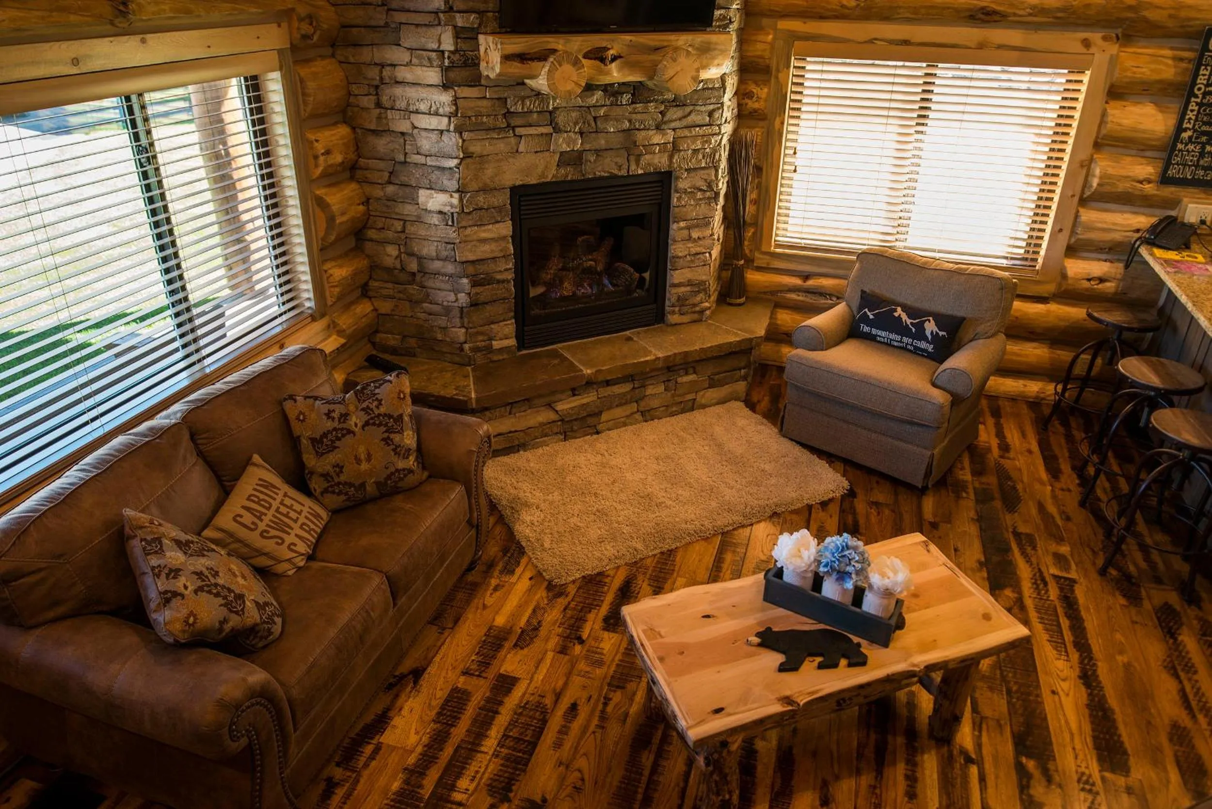 Living room in Kodiak Mountain Resort