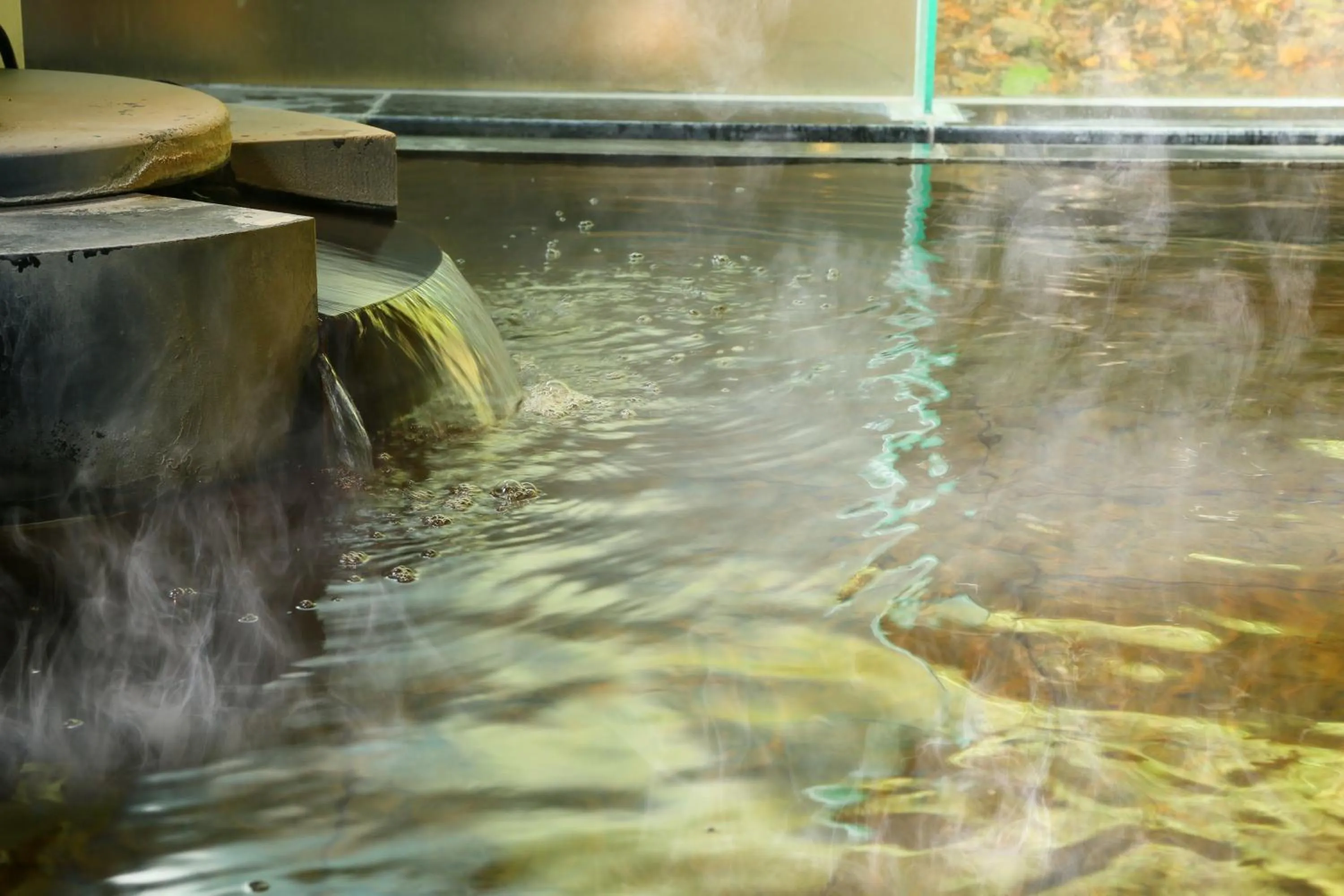 Hot Spring Bath in Ooedo Onsen Monogatari Premium Ikaho