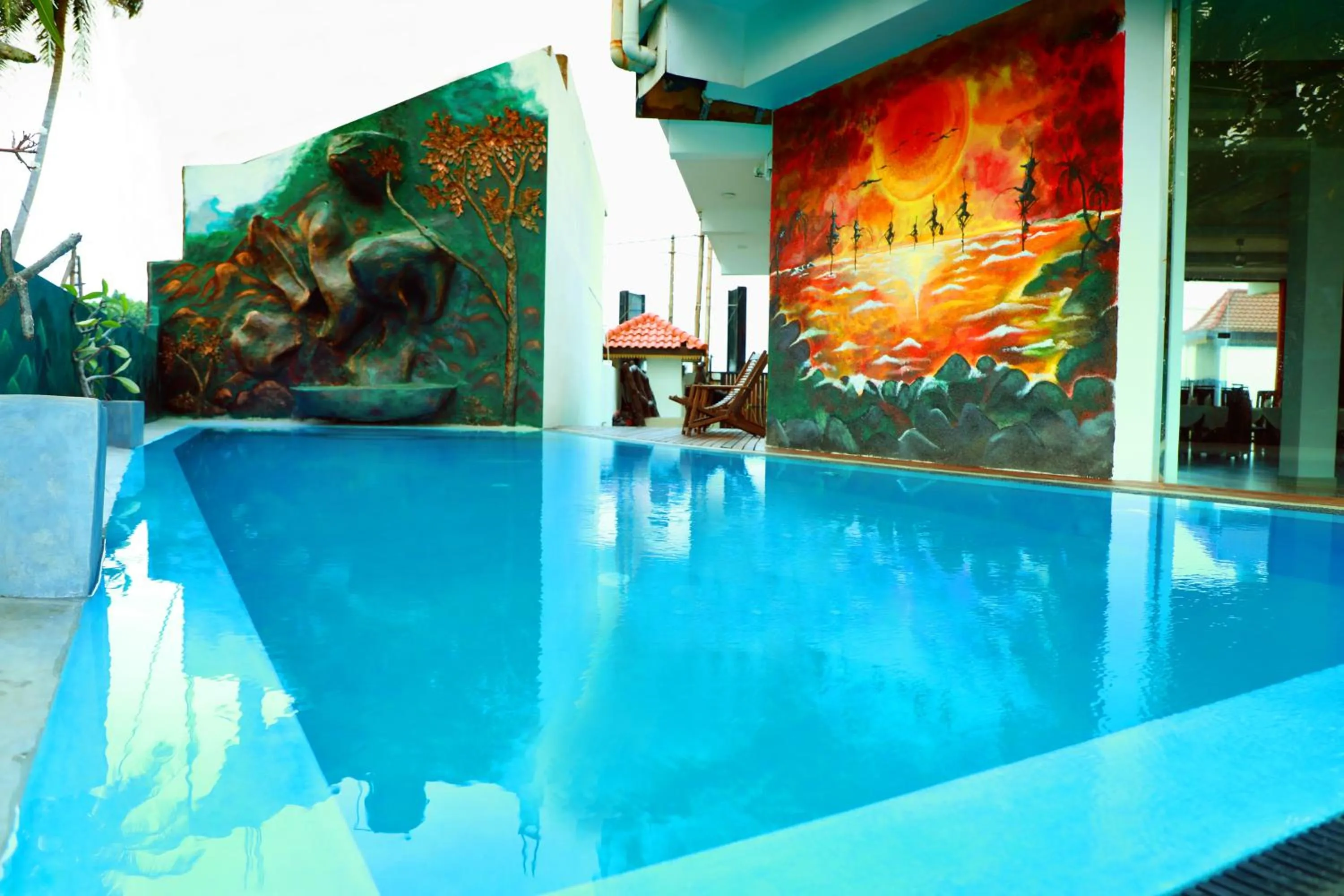 Swimming pool in Hotel Sanmark