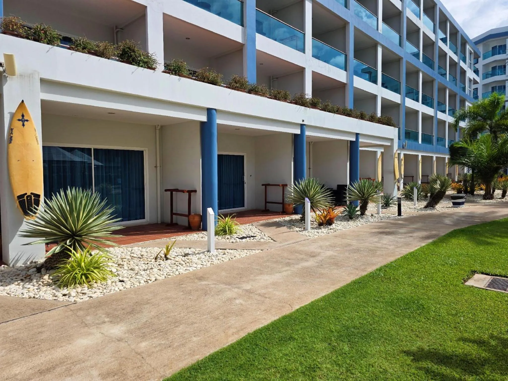 Property building in GrandBlue Resort & Beachclub