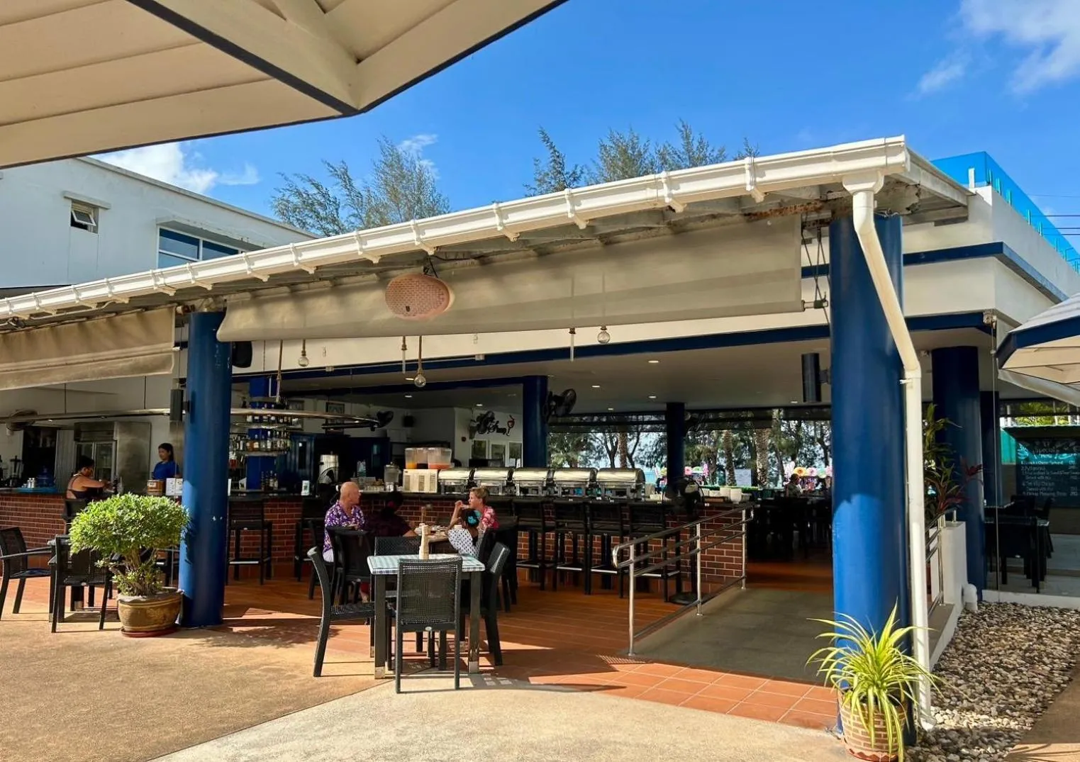 Buffet breakfast in GrandBlue Resort & Beachclub