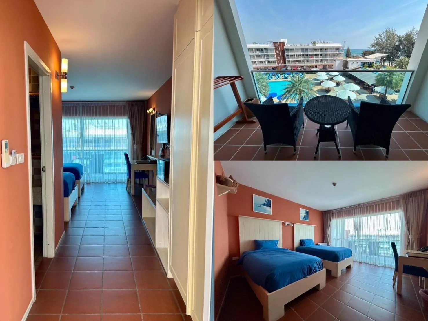 Bed in GrandBlue Resort & Beachclub