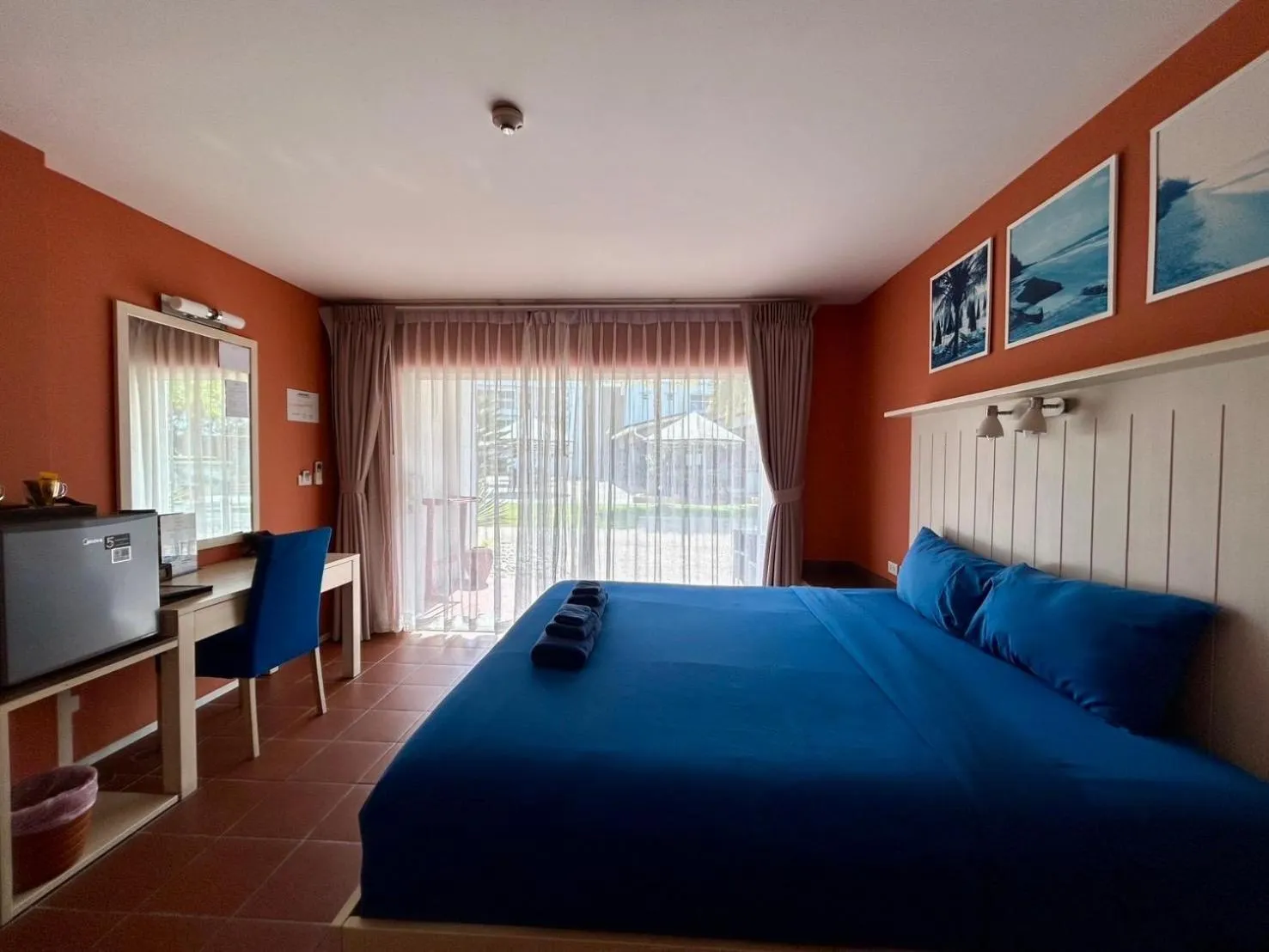 Photo of the whole room, Bed in GrandBlue Resort & Beachclub