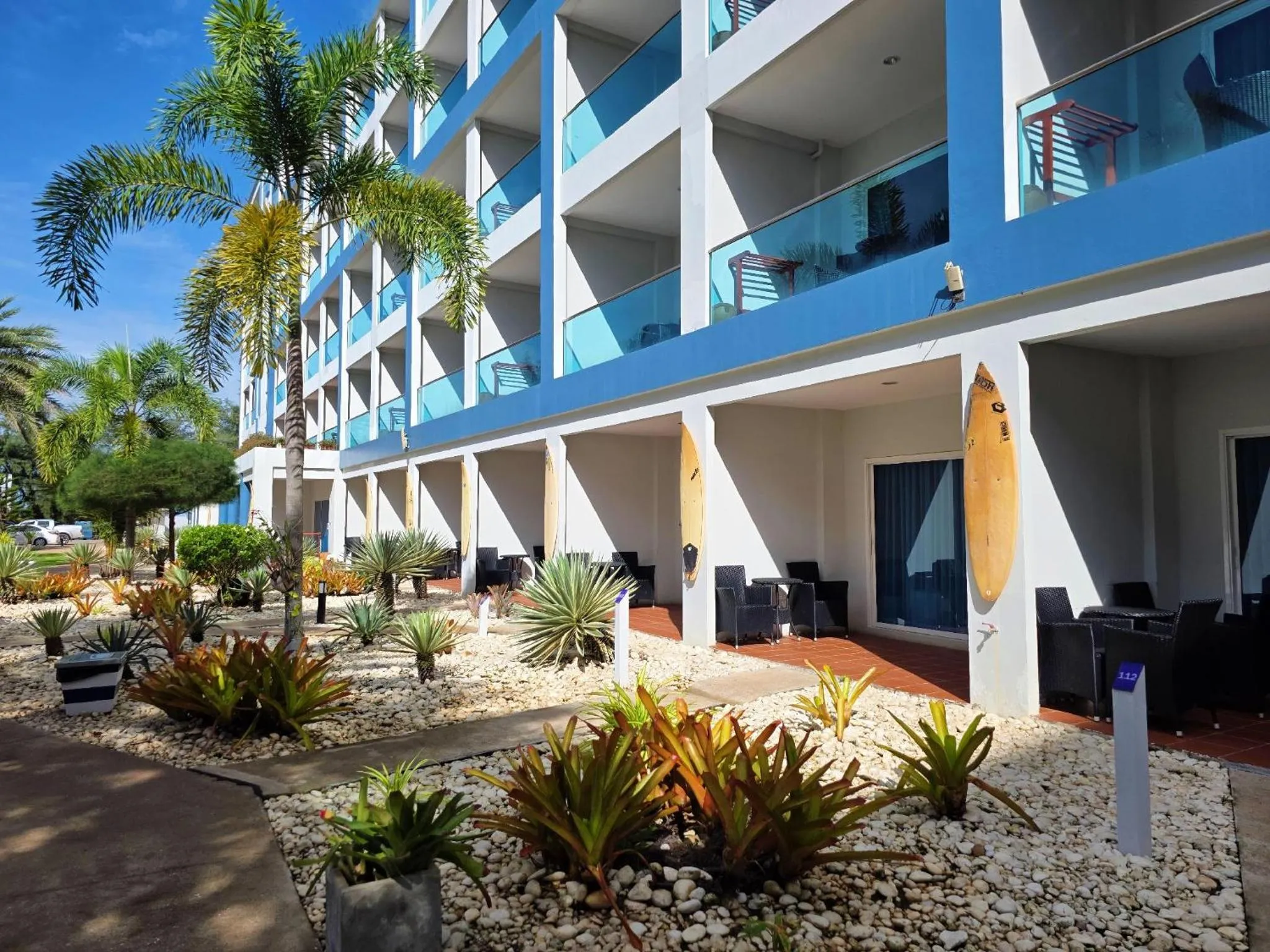 Property building in GrandBlue Resort & Beachclub