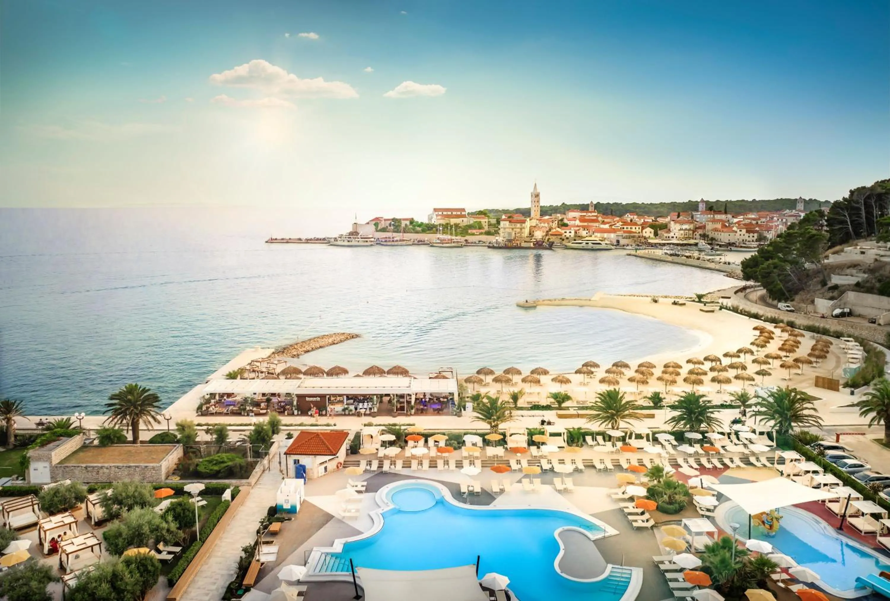 Beach in Valamar Padova Hotel