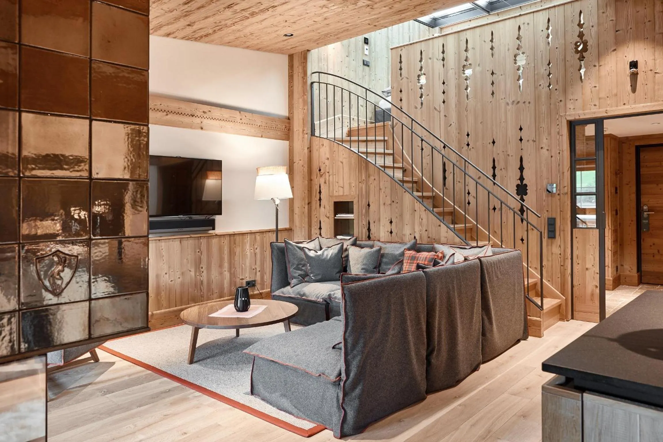 Living room in Kitzbühel Lodge