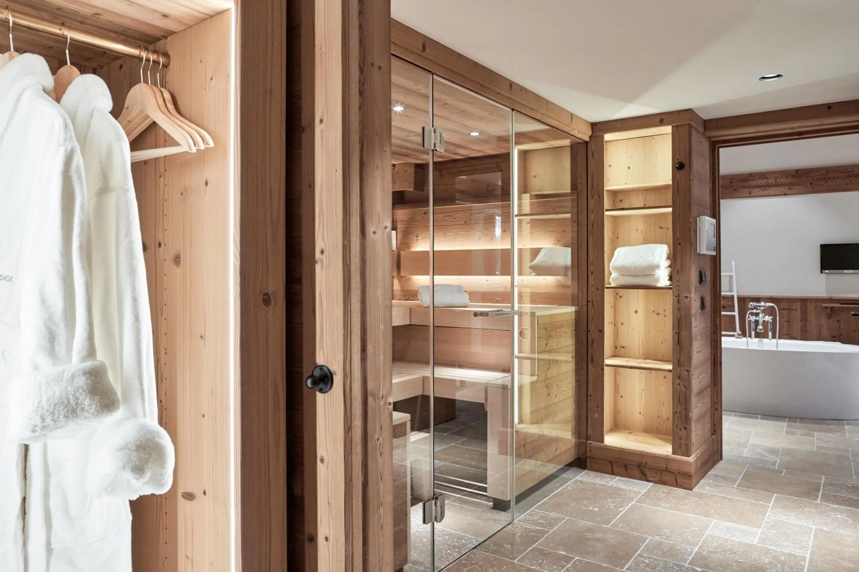 Sauna in Kitzbühel Lodge