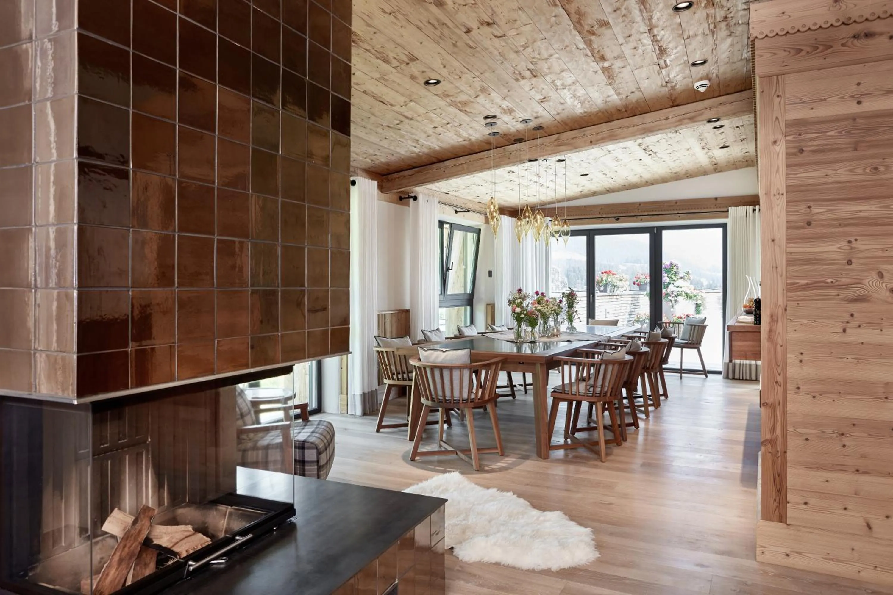 Dining area in Kitzbühel Lodge