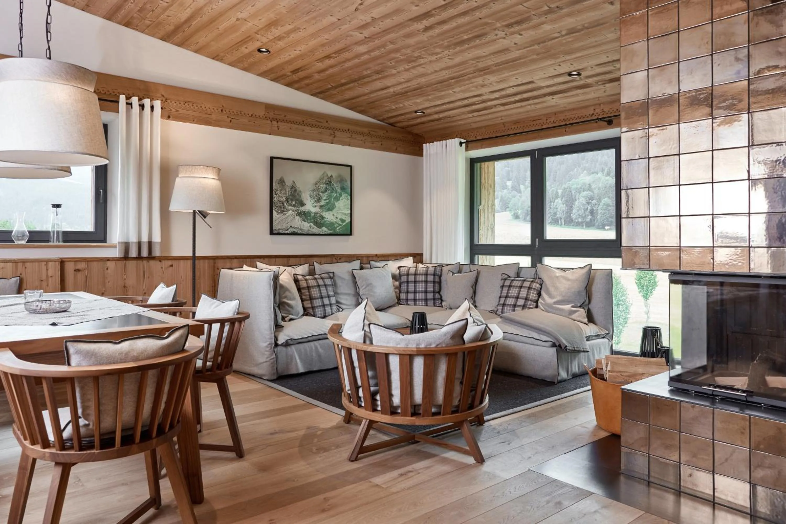Living room in Kitzbühel Lodge