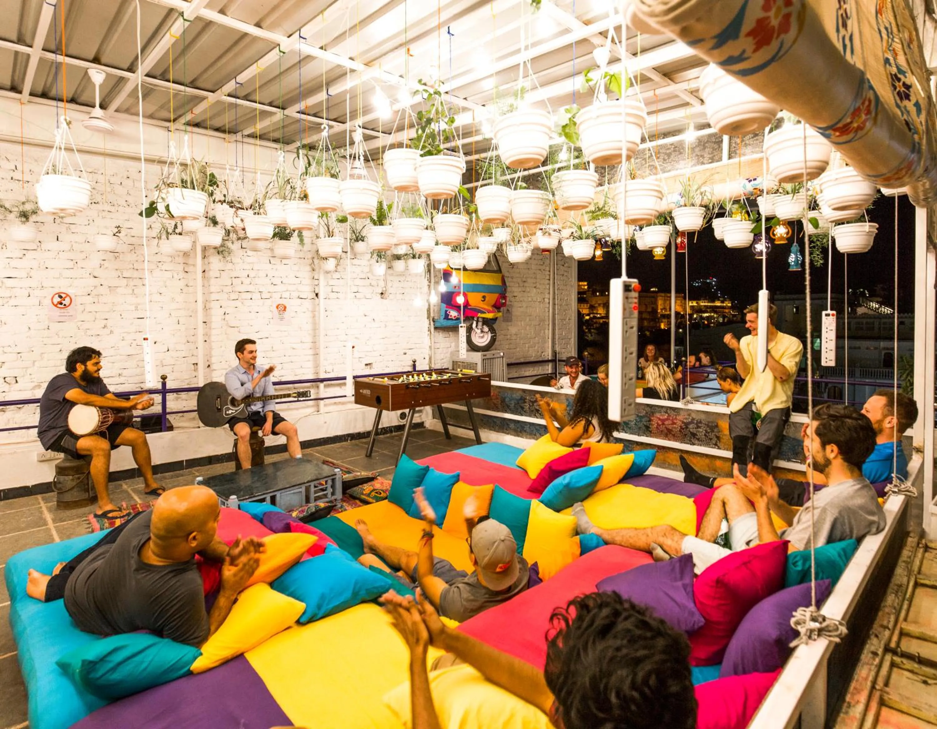 Seating area in goSTOPS Udaipur