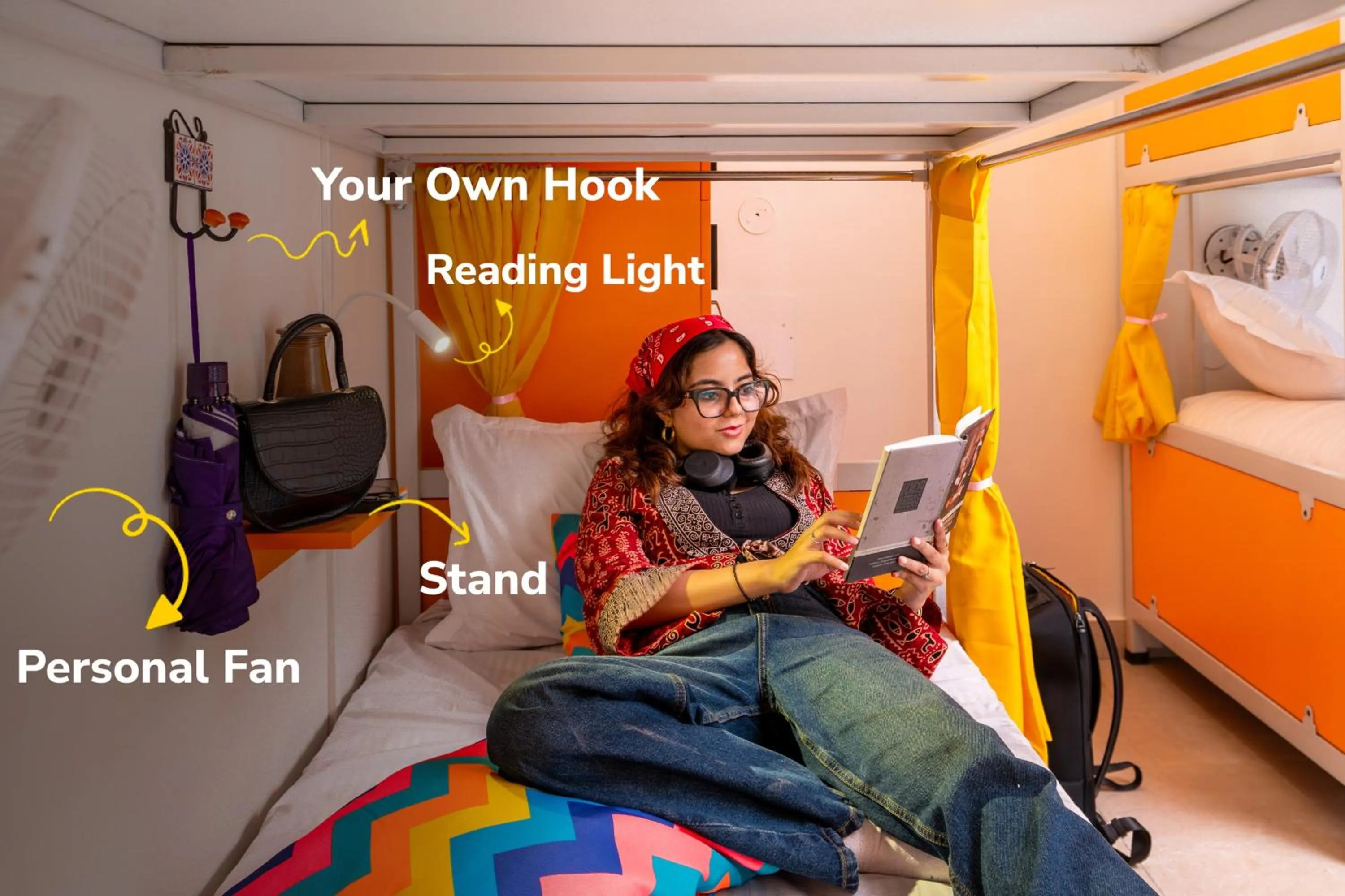 Bed in goSTOPS Udaipur