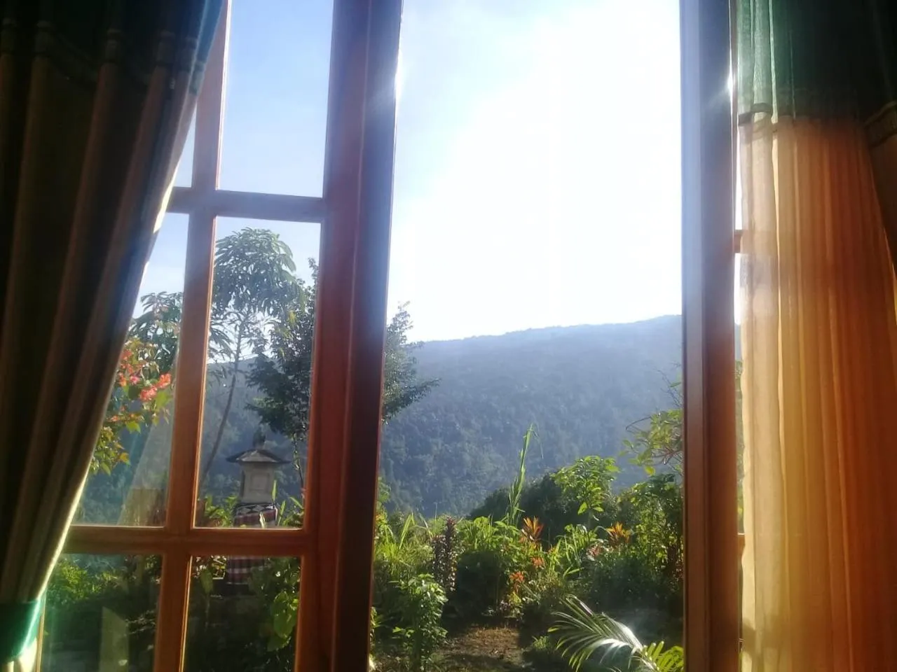 Garden view in Aris Homestay and Warung Made