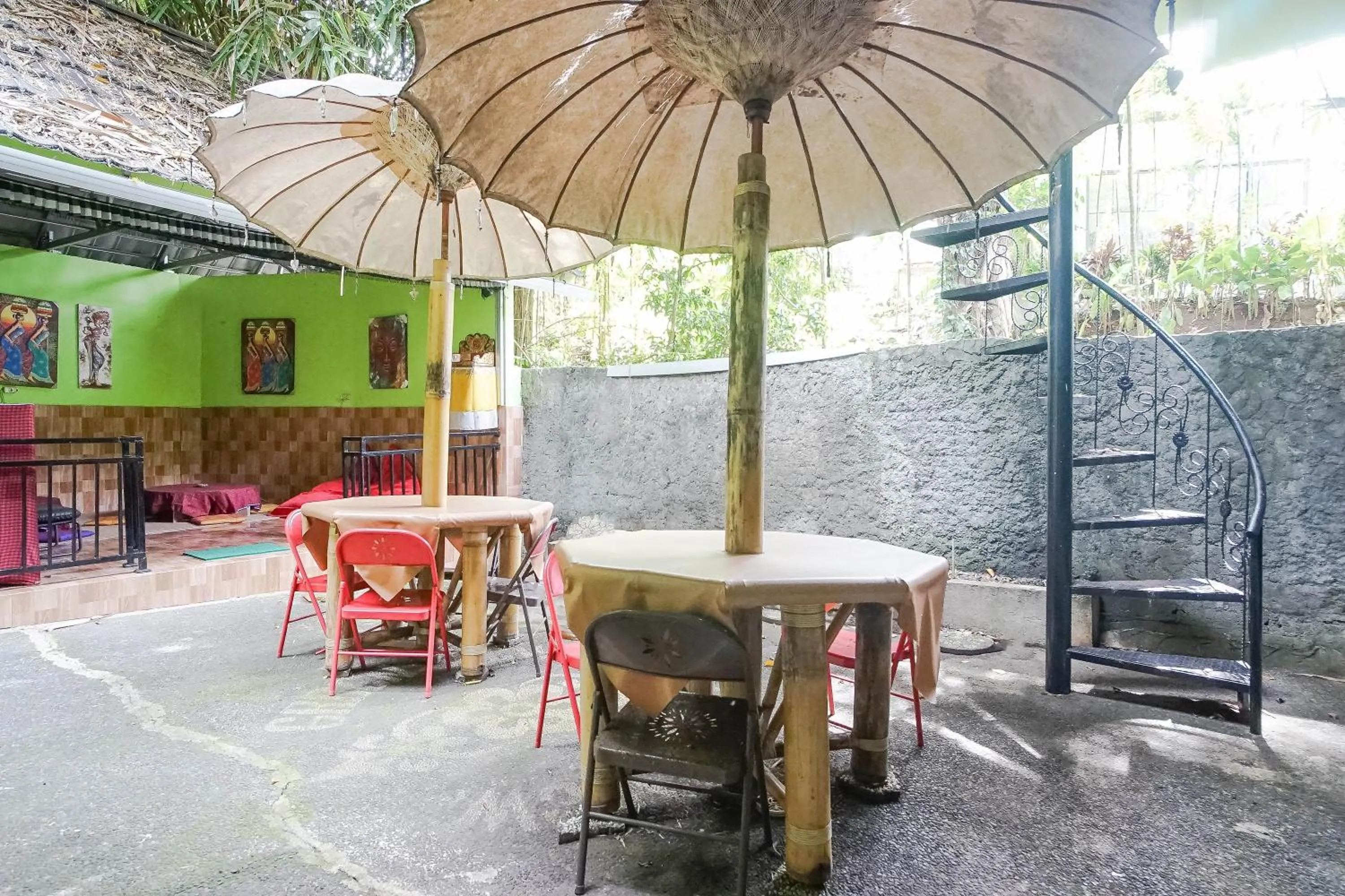 Lobby or reception in Green View Ubud Hostel Bali