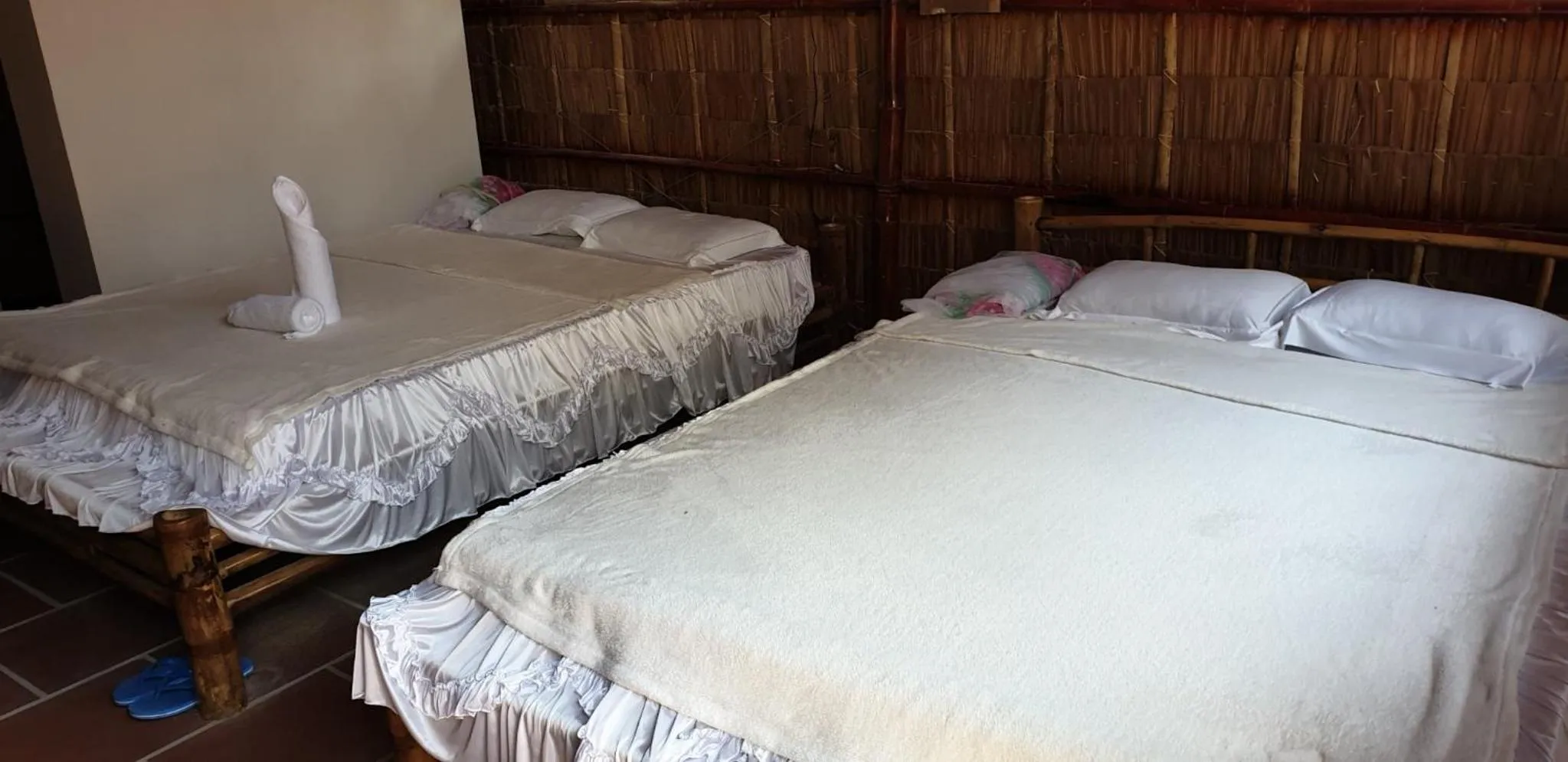 Bed in Chau Doc Homestay