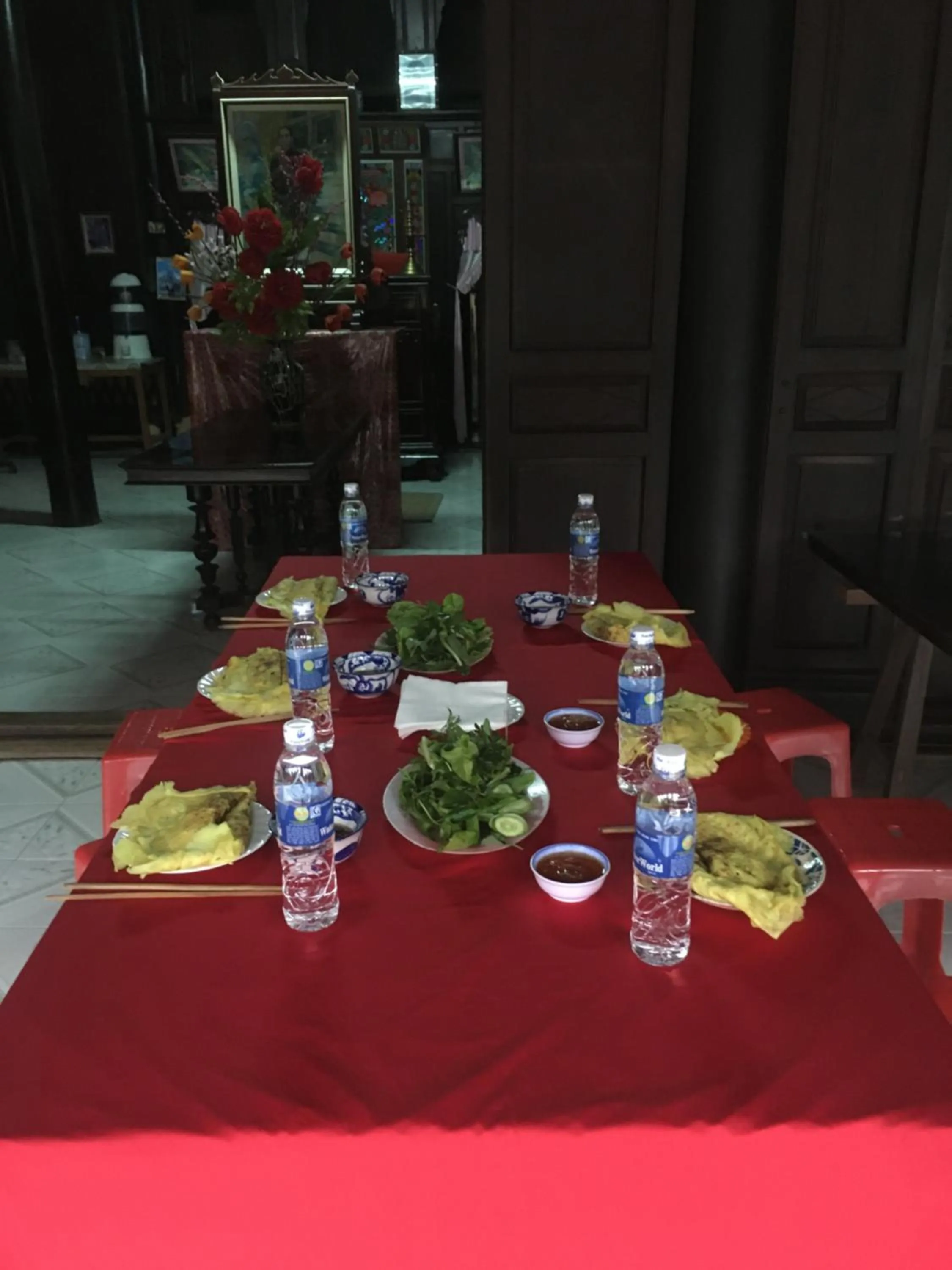 Breakfast in Chau Doc Homestay
