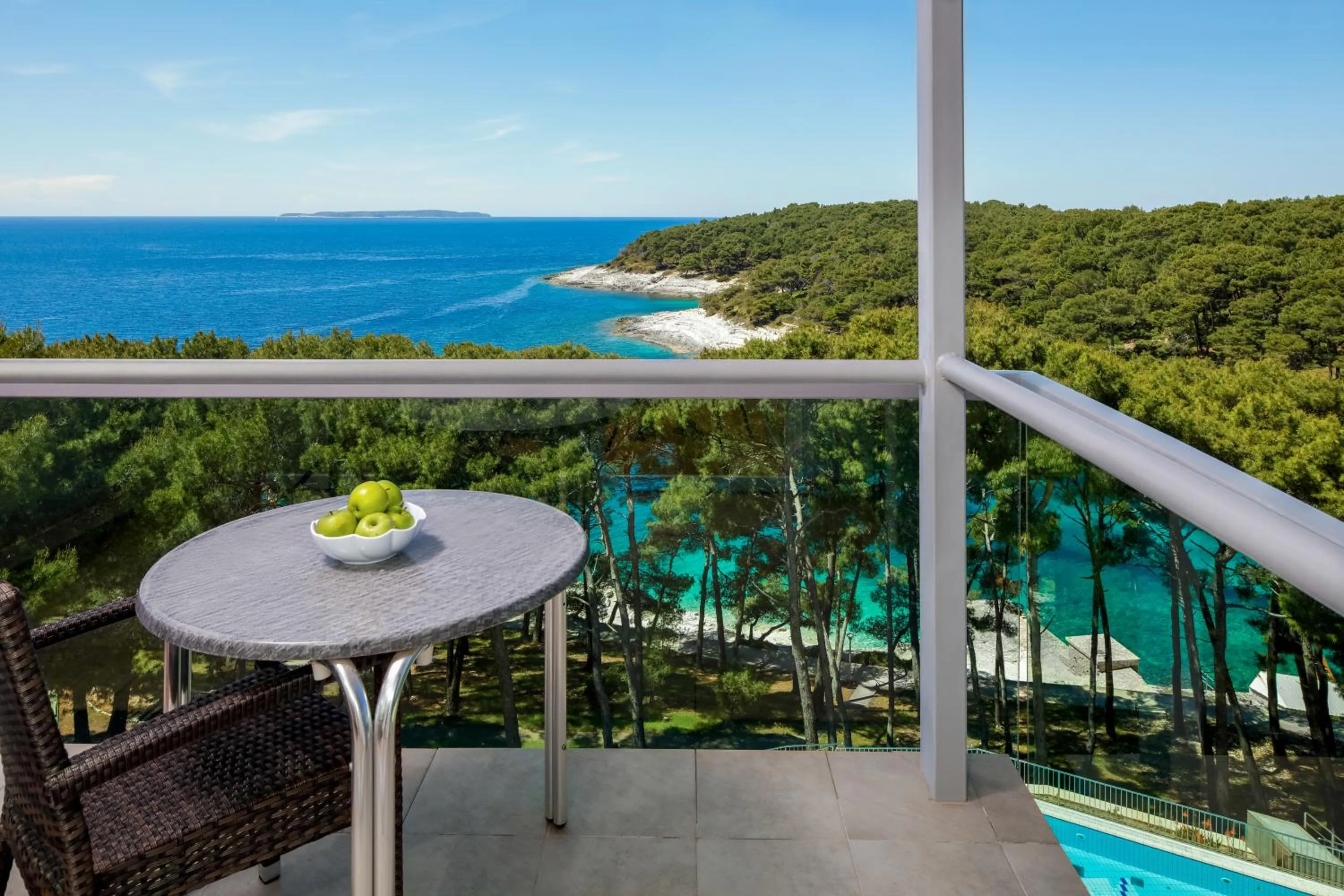 Patio in Hotel Aurora