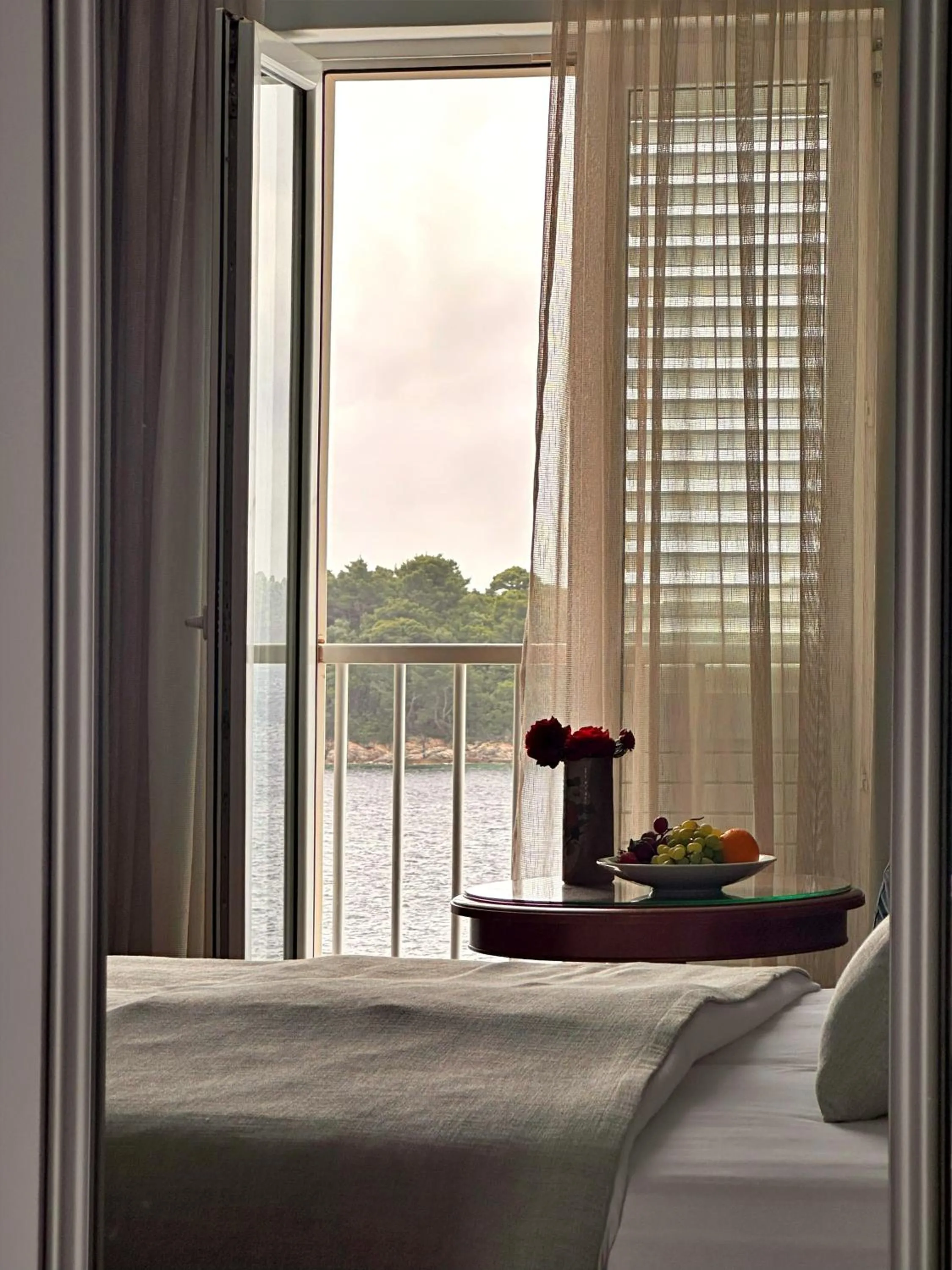 View (from property/room), Bed in Hotel Bozica Dubrovnik Islands