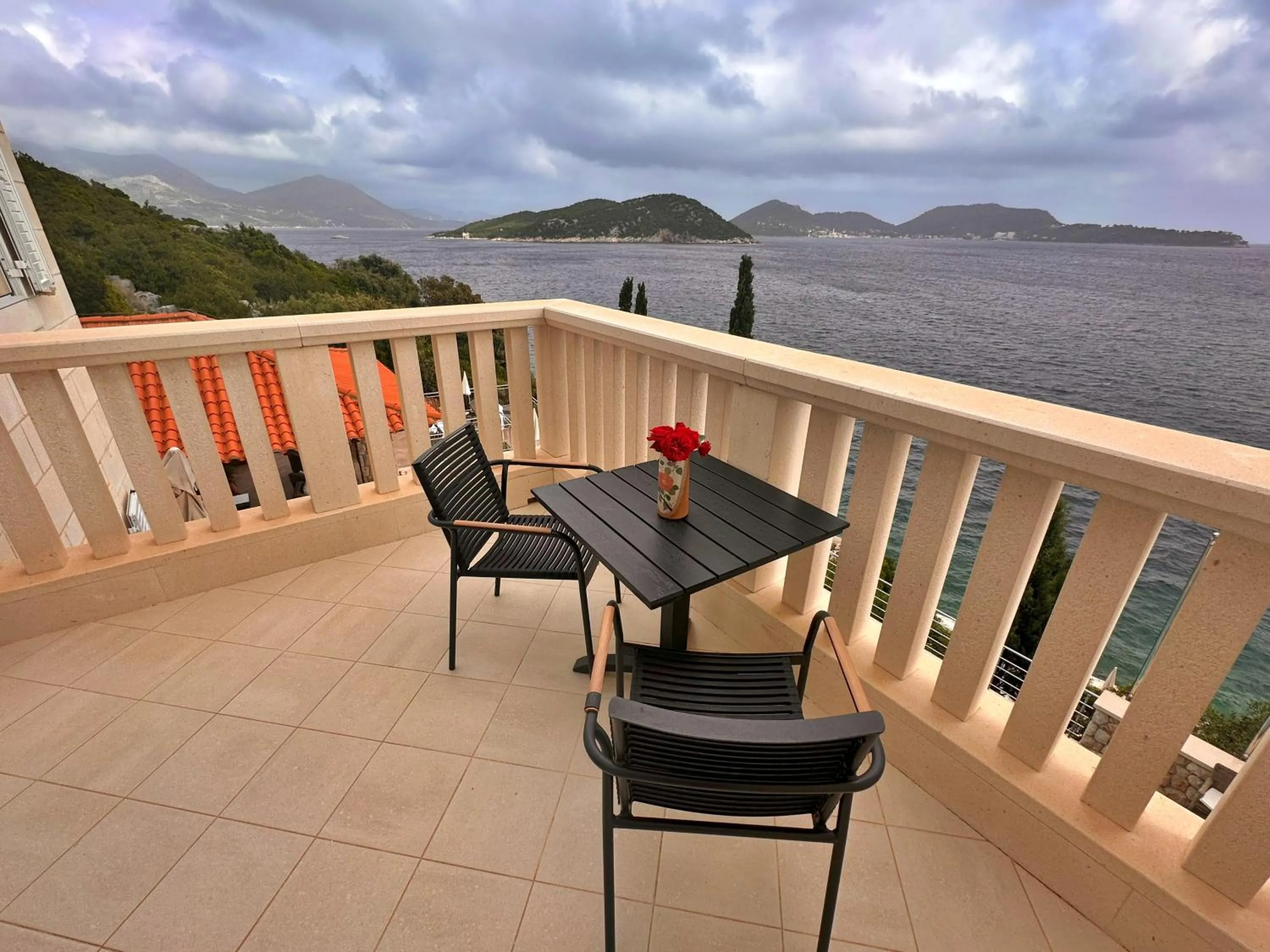 Balcony/Terrace in Hotel Bozica Dubrovnik Islands