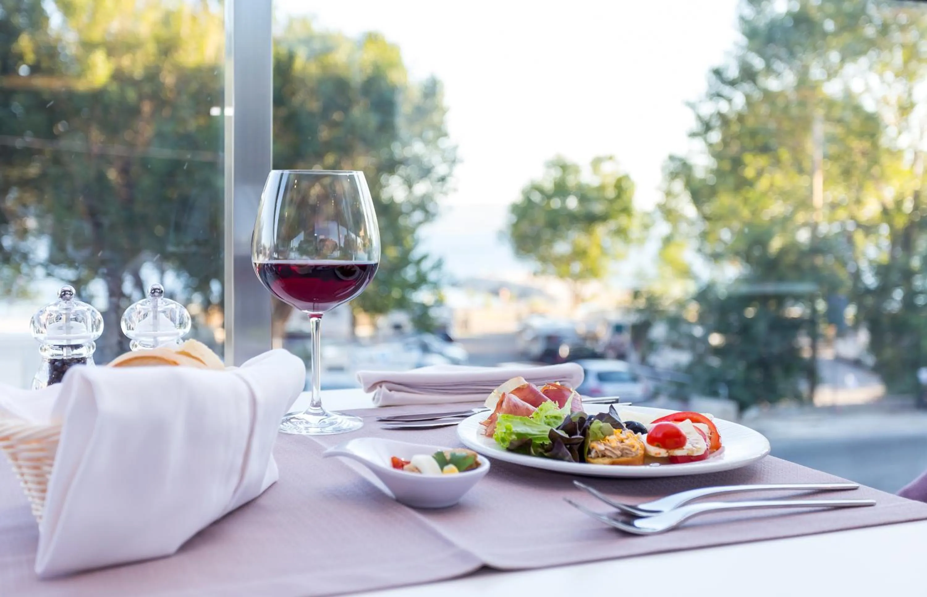 Food and drinks in Hotel Plaža Duće