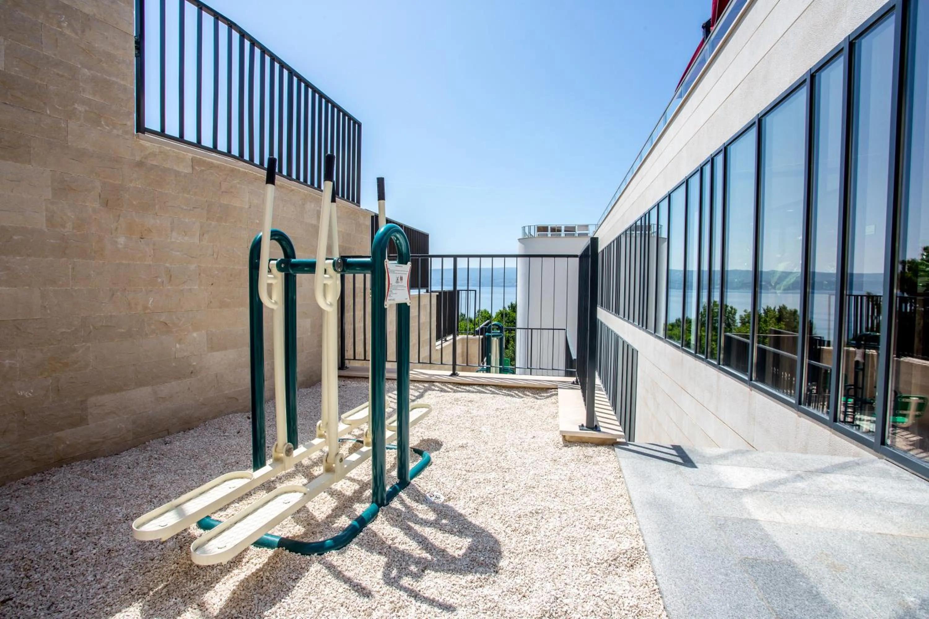 Fitness centre/facilities in Hotel Plaža Duće