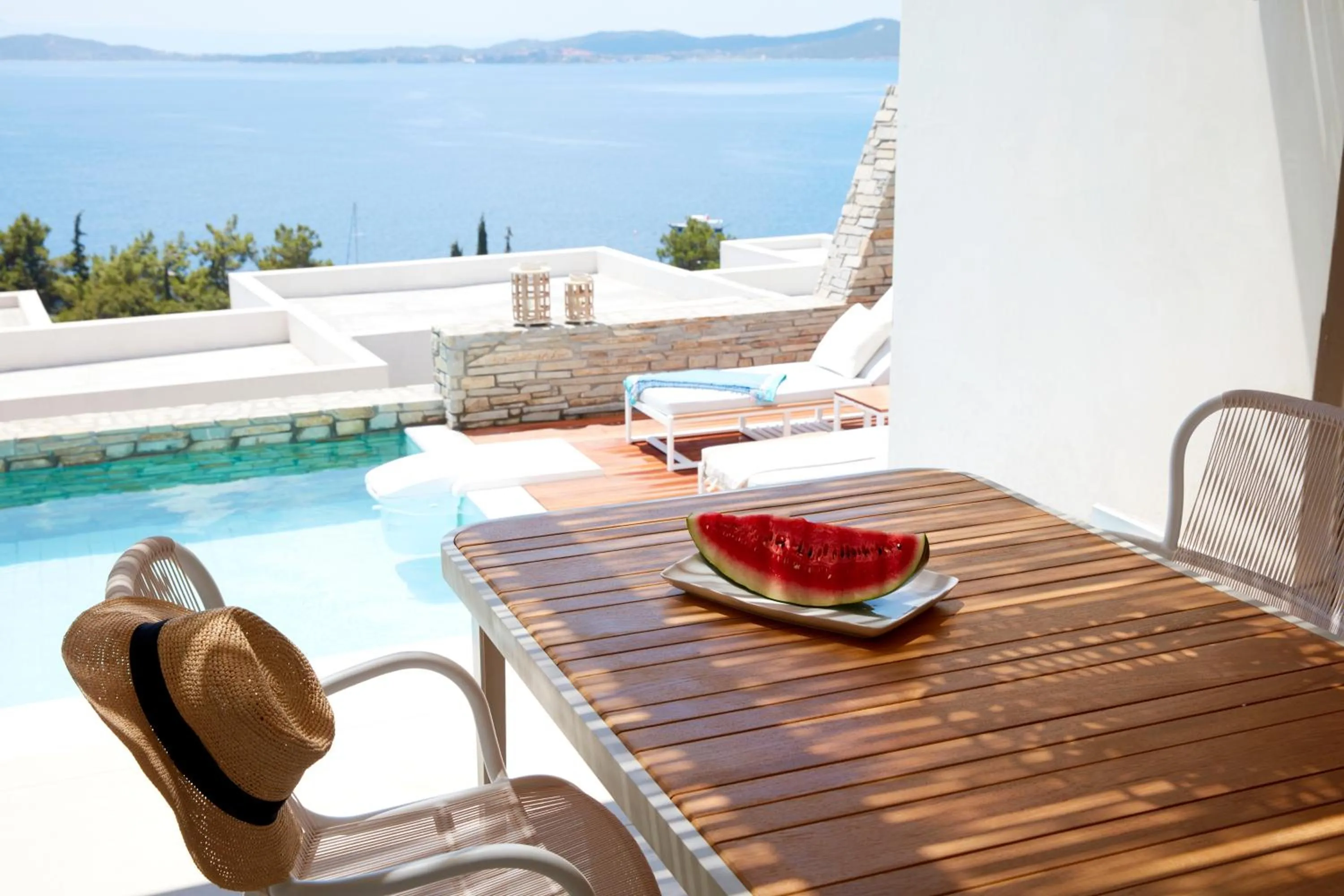 Patio in Eagles Villas - Small Luxury Hotels of The World