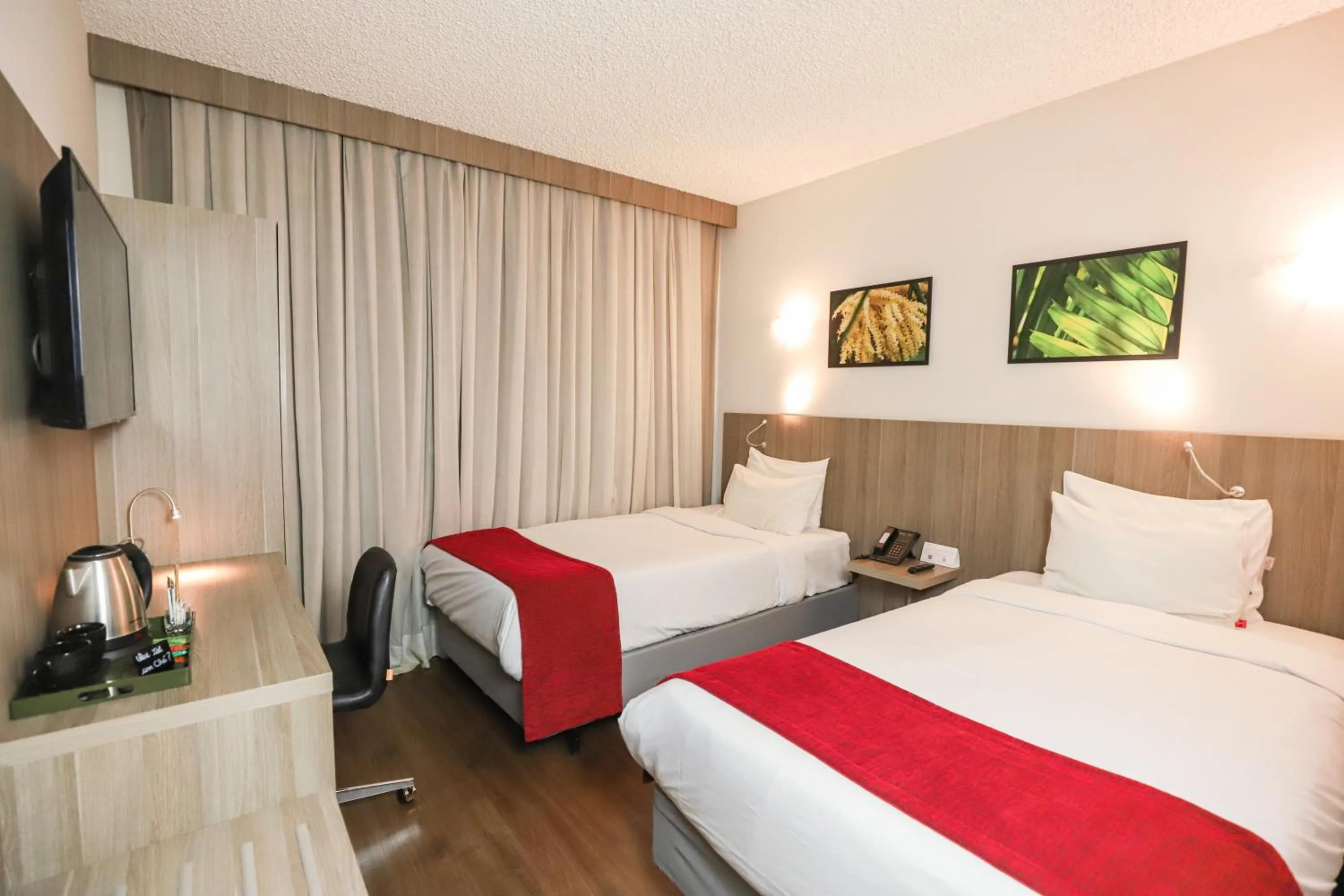 Bedroom, Bed in Ramada by Wyndham Campinas Viracopos