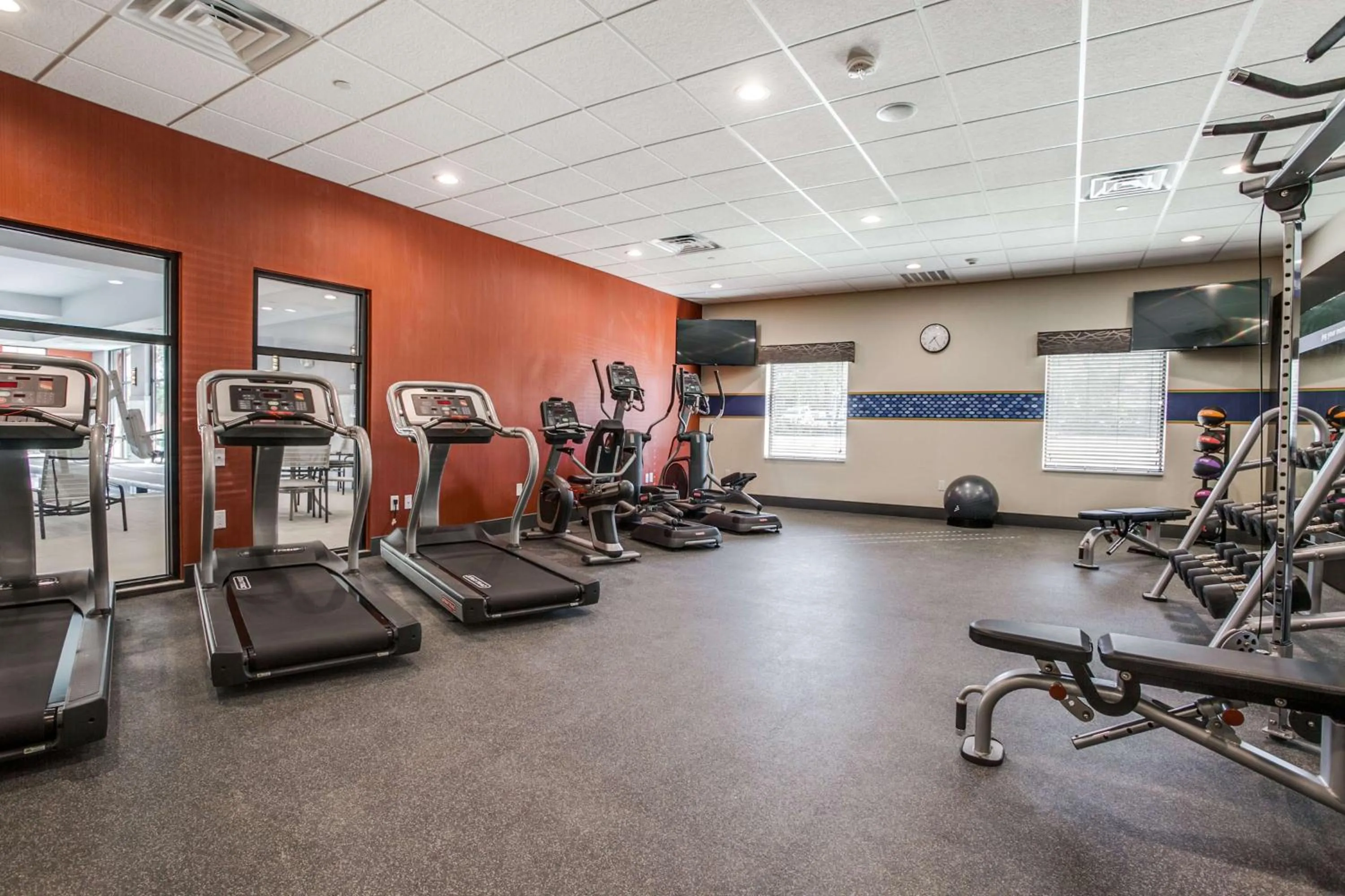 Fitness centre/facilities in Hampton Inn & Suites Dallas-Central Expy/North Park Area