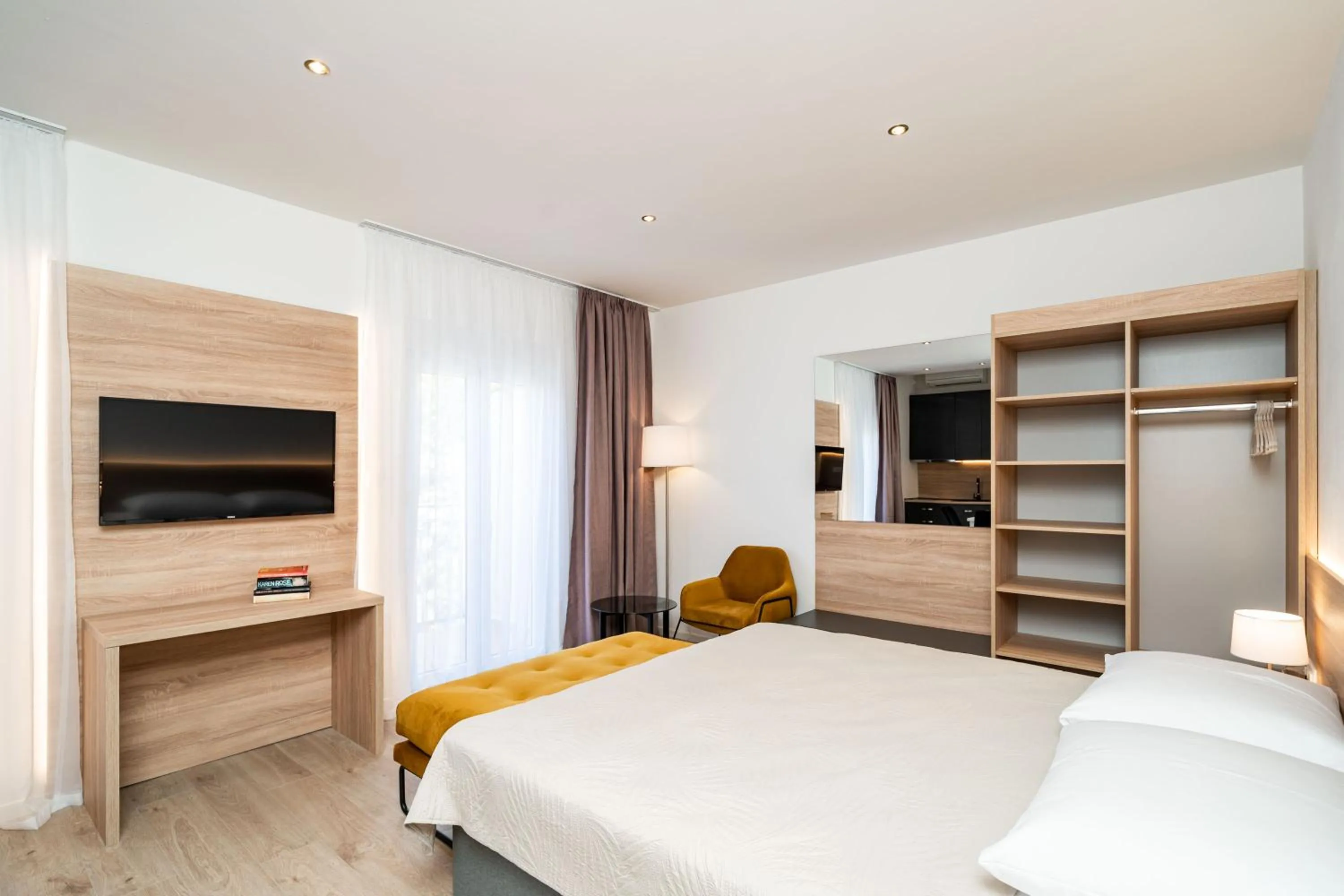 Bedroom, Bed in Bacan Serviced Apartments