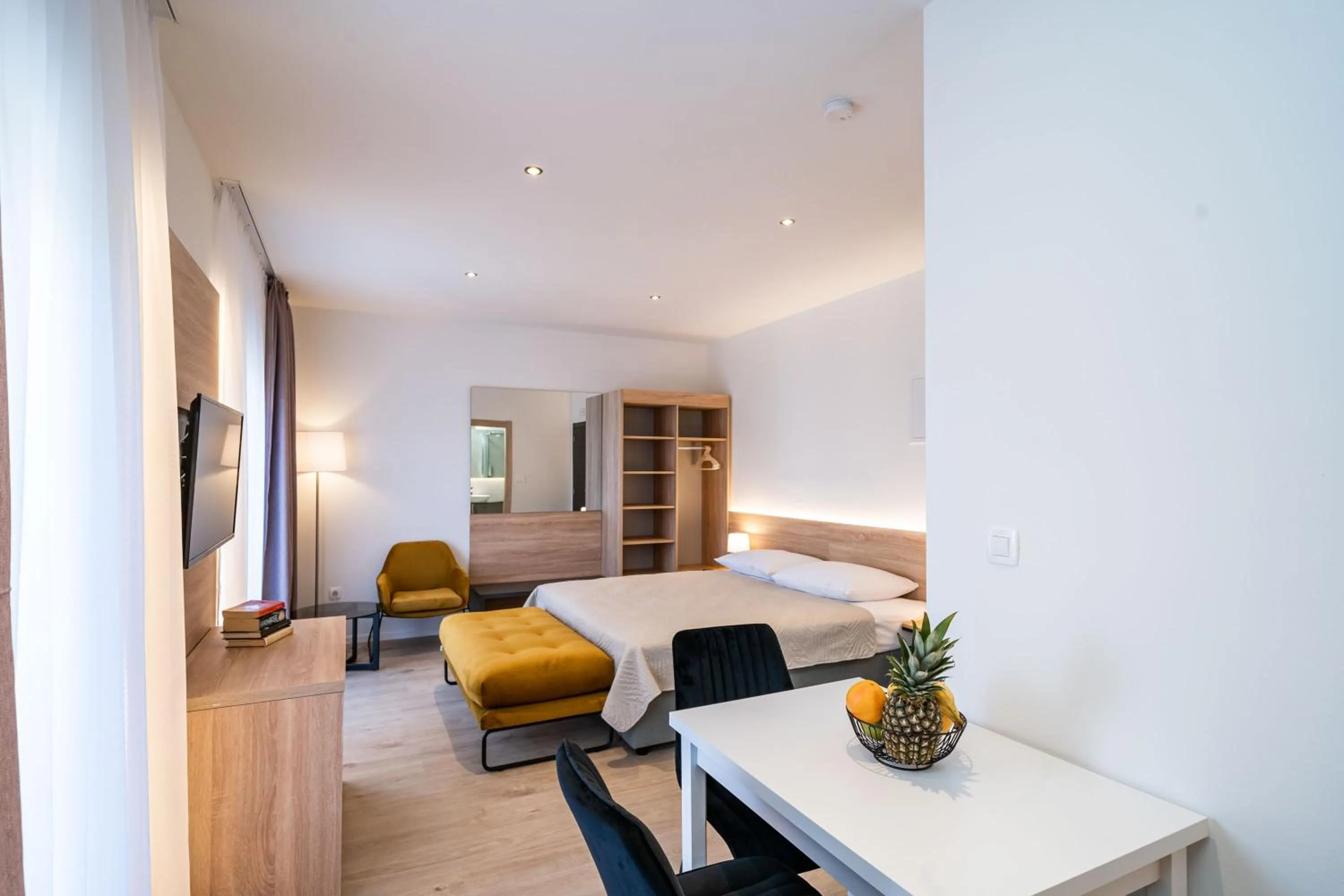 Bedroom, Bed in Bacan Serviced Apartments