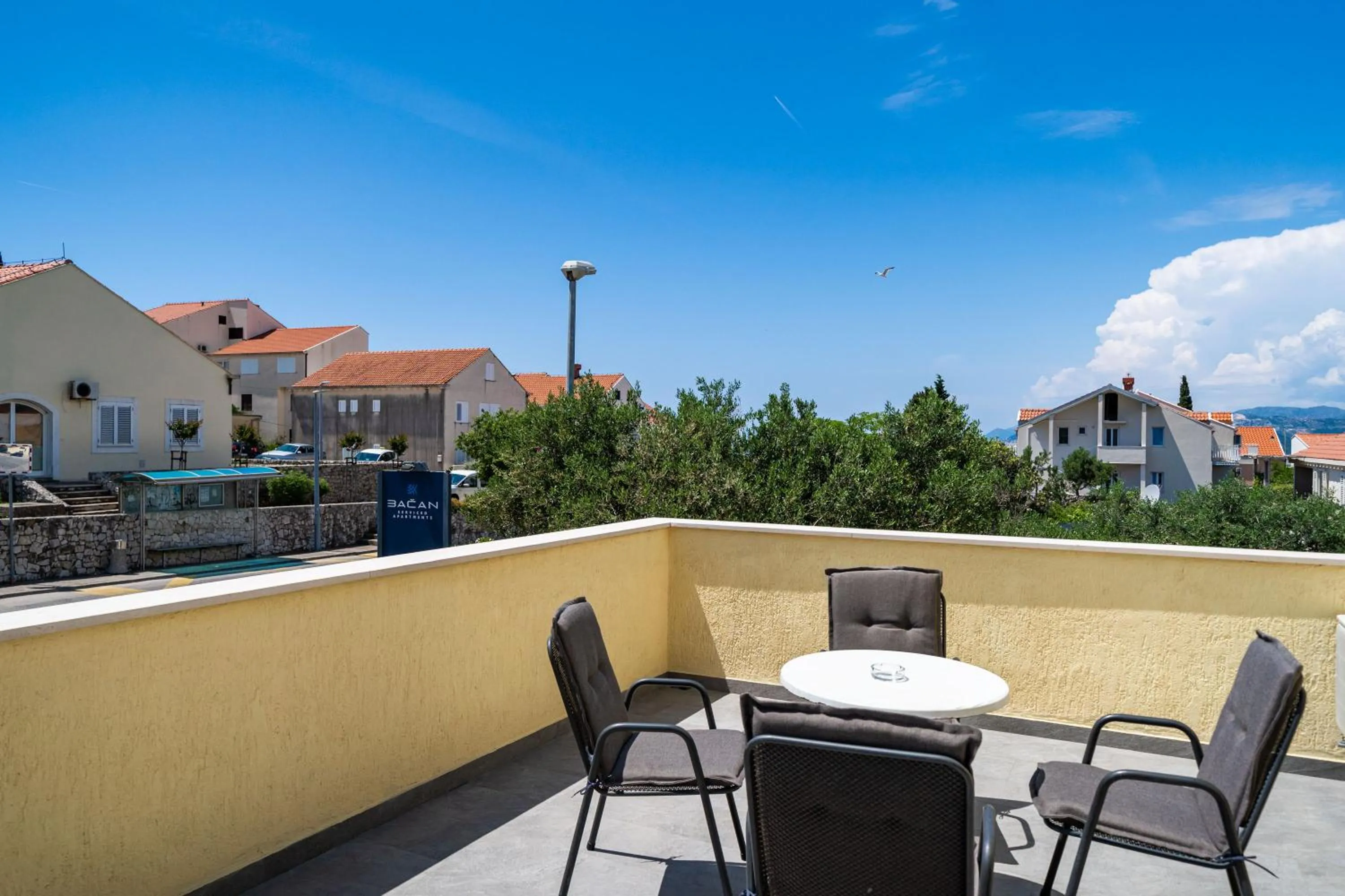 Seating area in Bacan Serviced Apartments