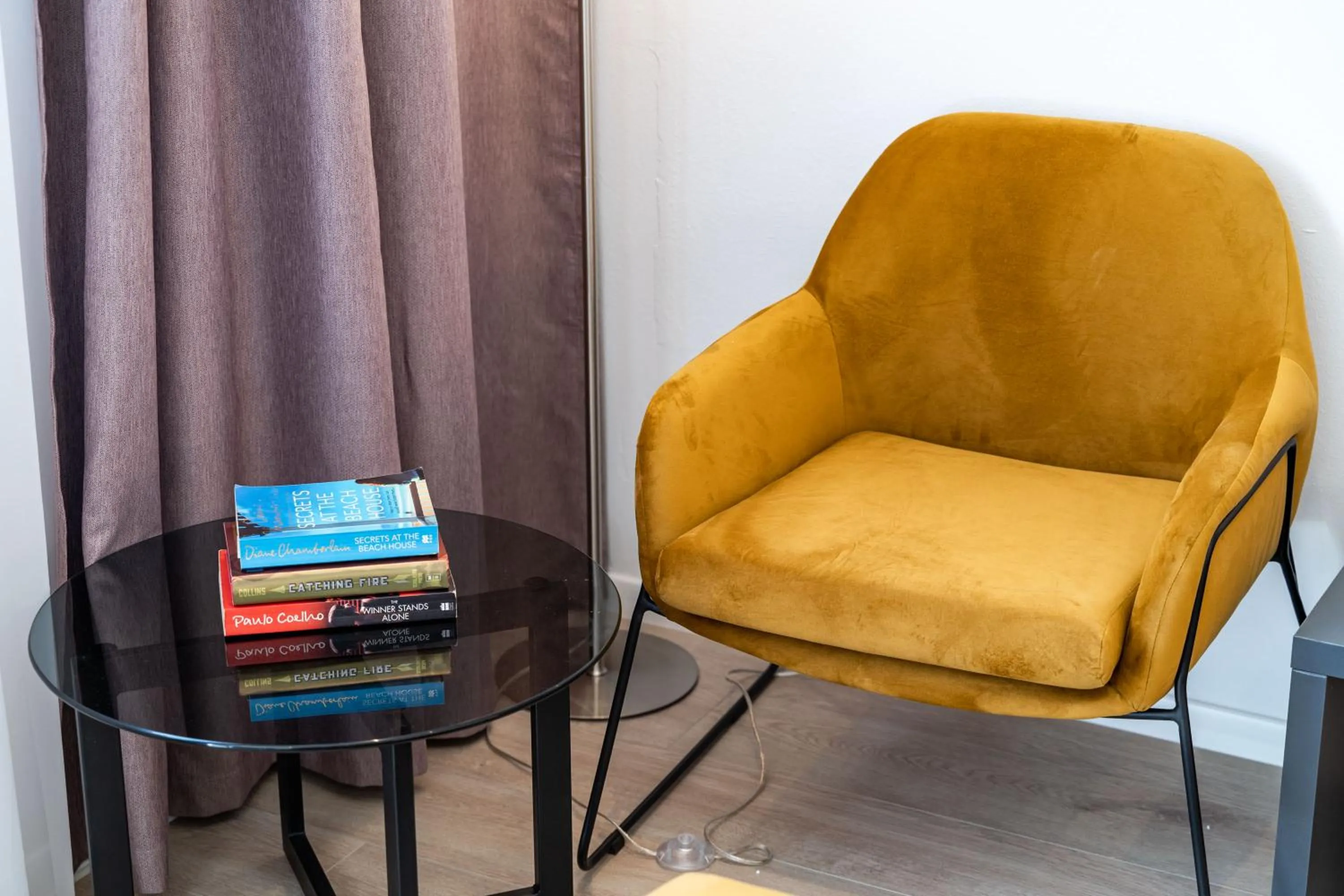 Seating area in Bacan Serviced Apartments