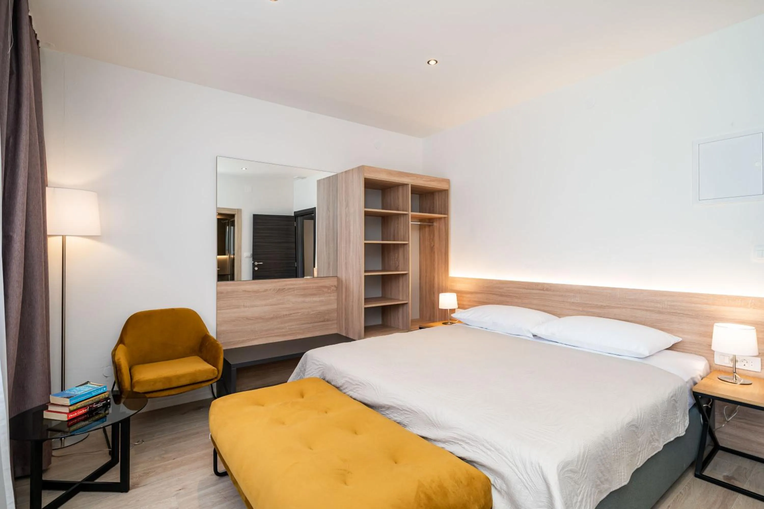 Bed in Bacan Serviced Apartments