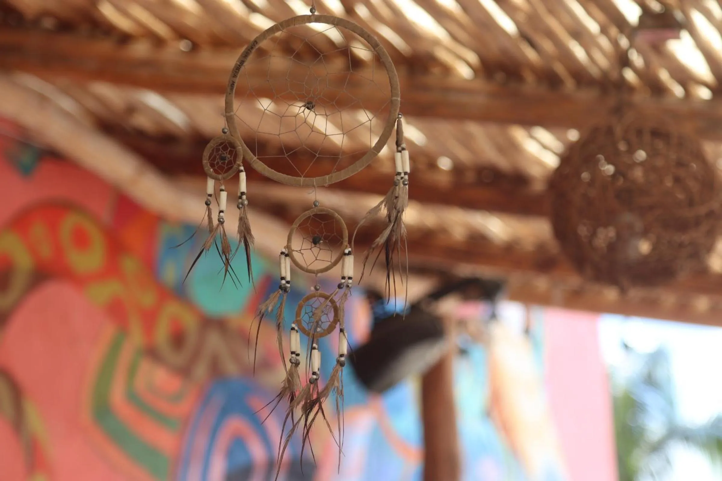 Decorative detail in Wabi Hostel