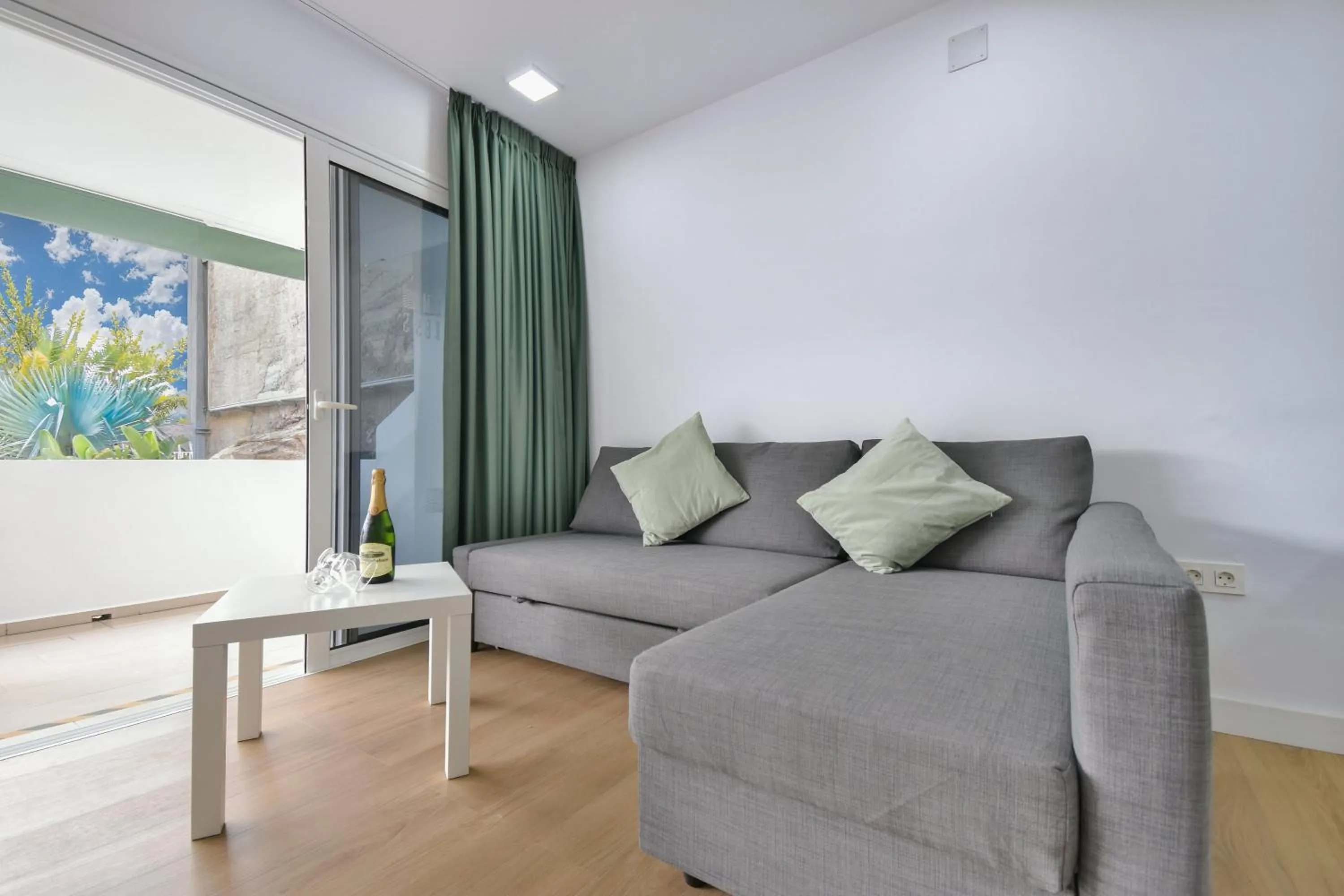 Living room in Palm Suites