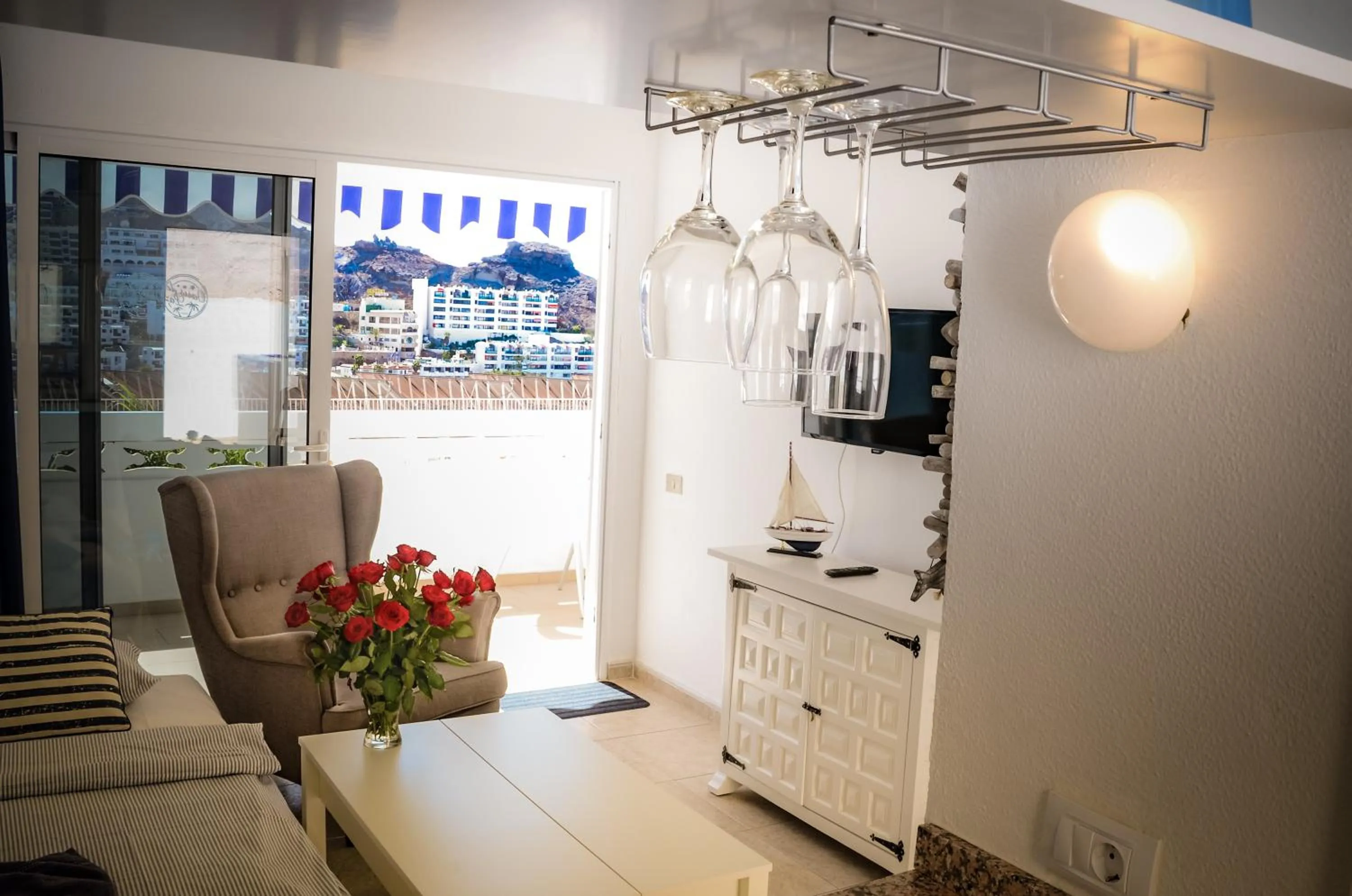 Living room in Calypso Oasis Apartments