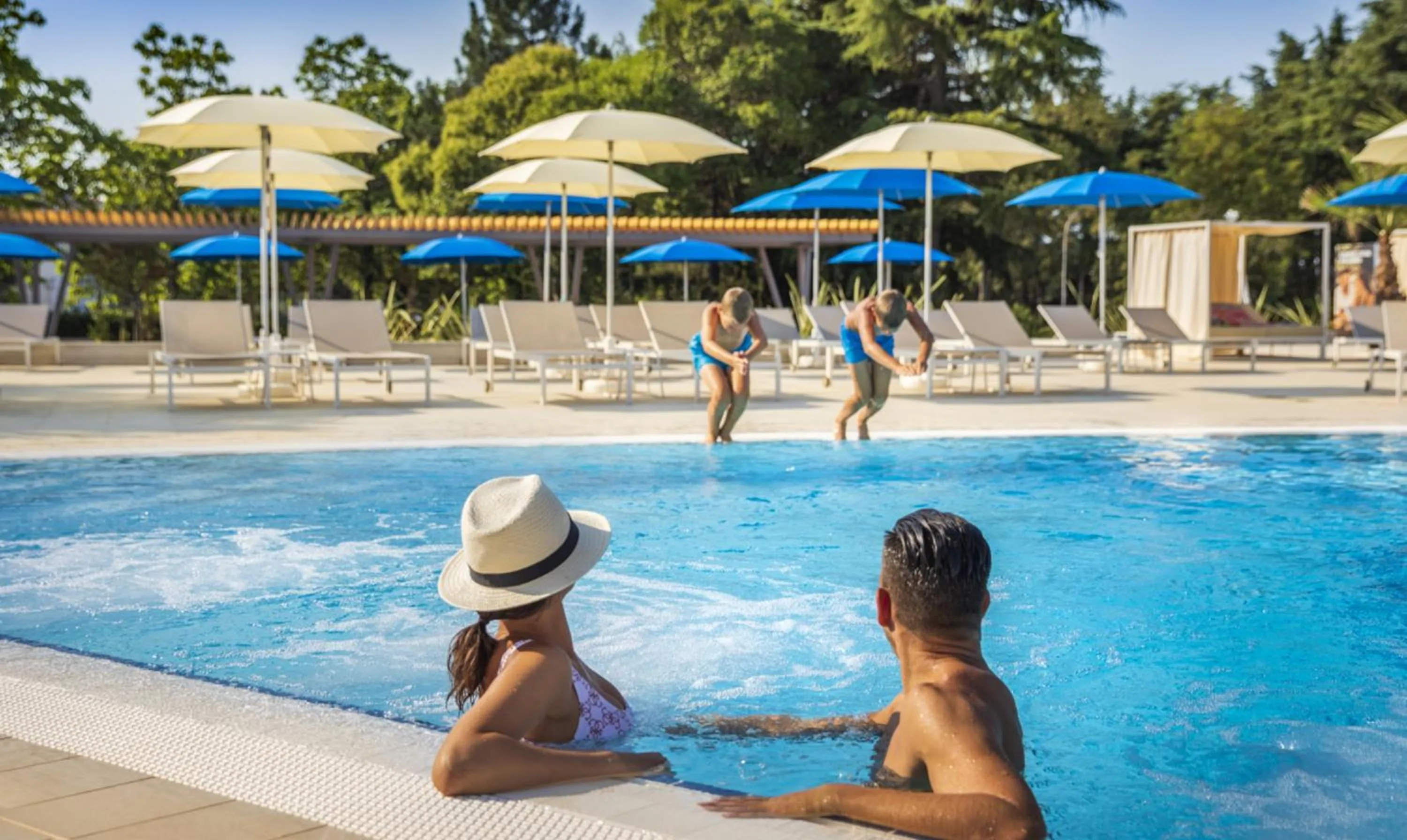 Swimming pool in Valamar Parentino Hotel