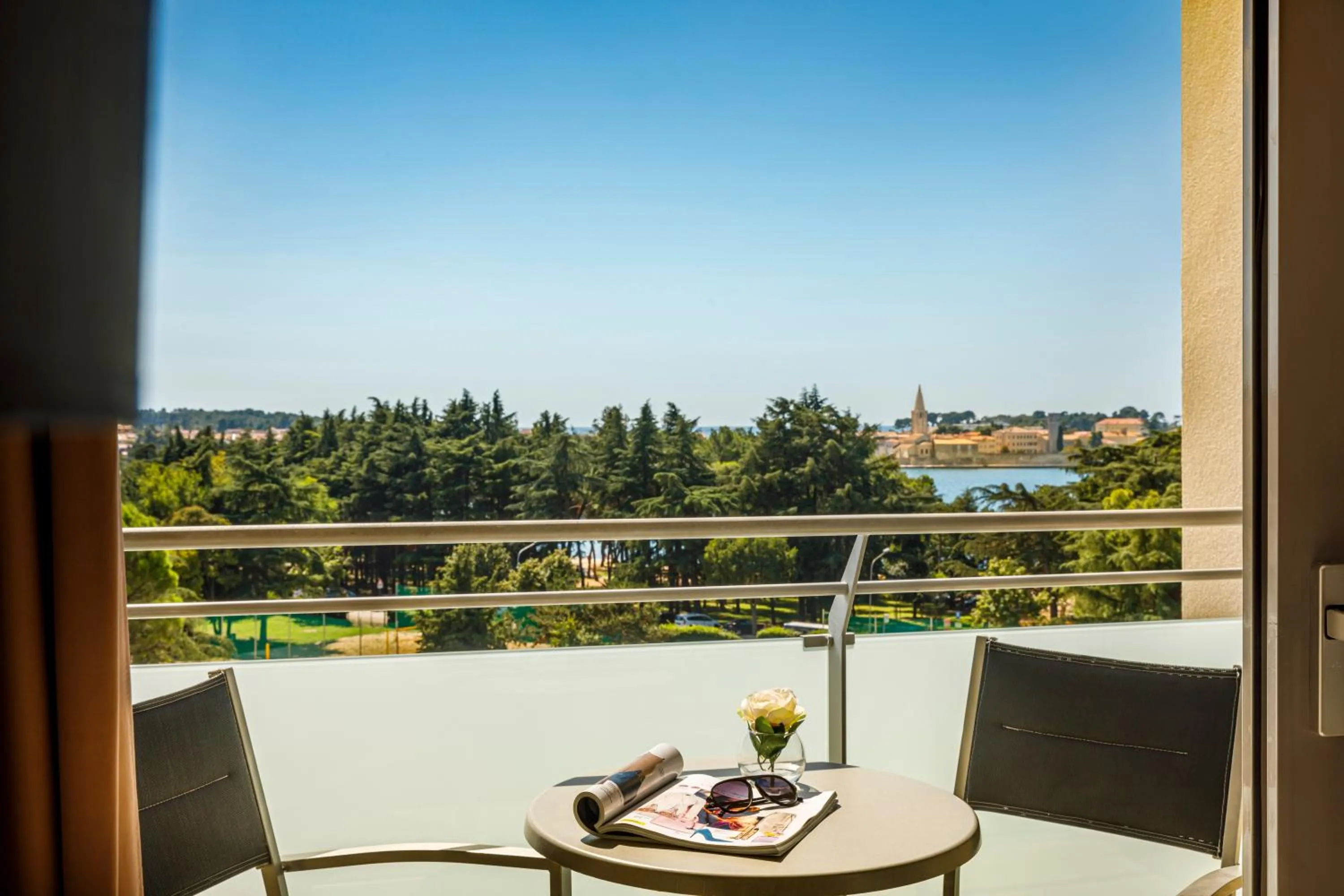 Balcony/Terrace in Valamar Parentino Hotel