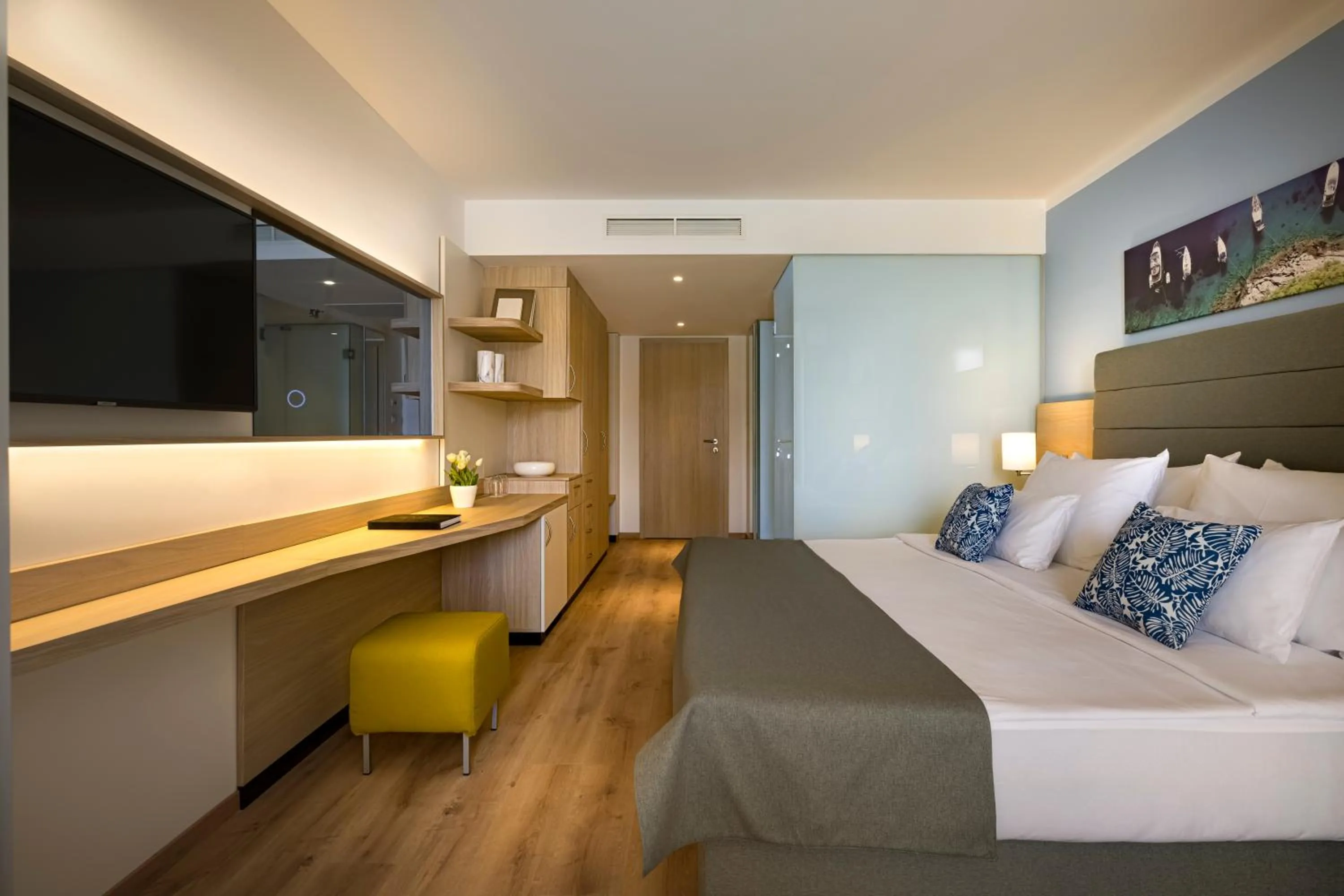 Bedroom, Bed in Valamar Parentino Hotel