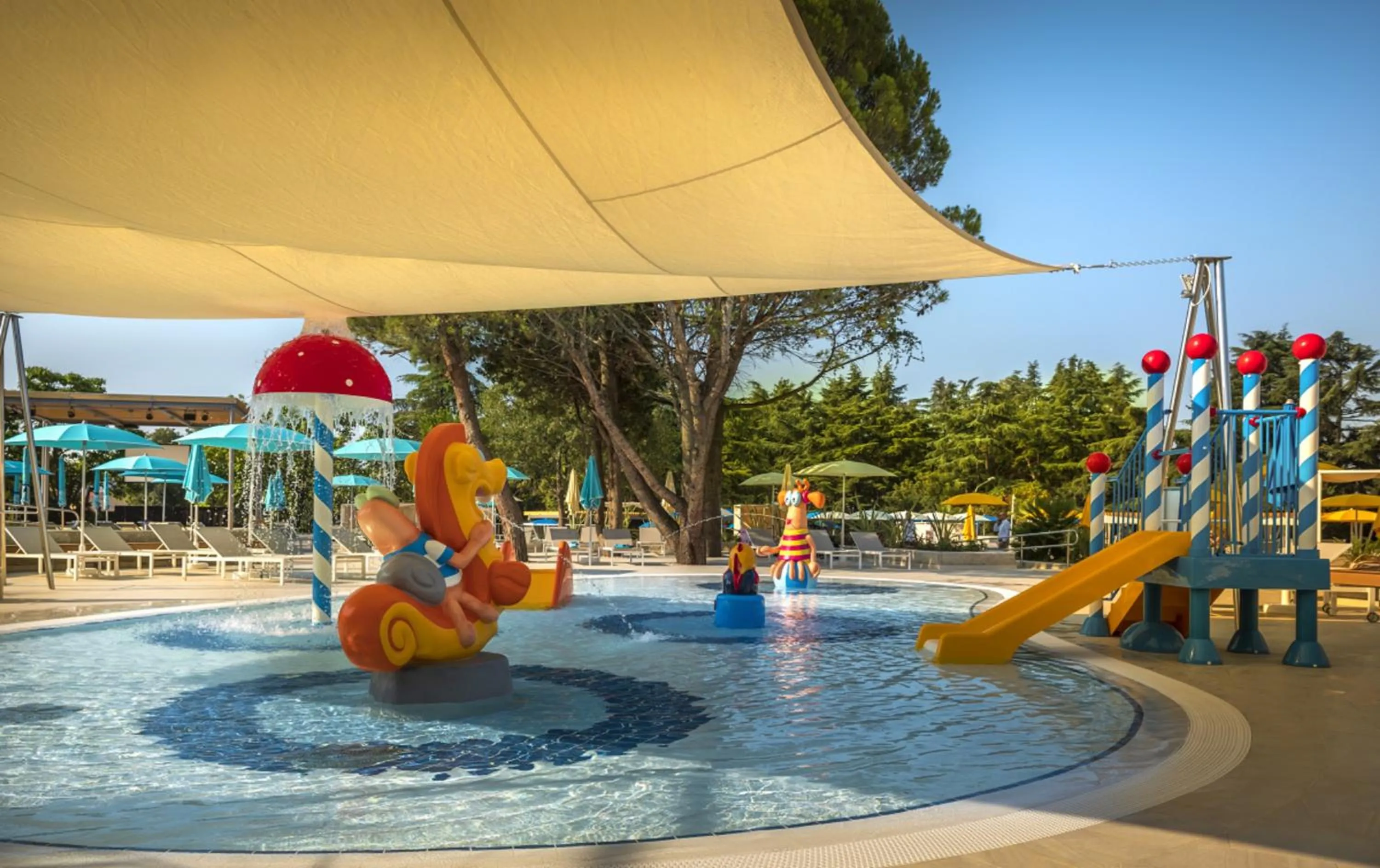 Swimming pool in Valamar Parentino Hotel