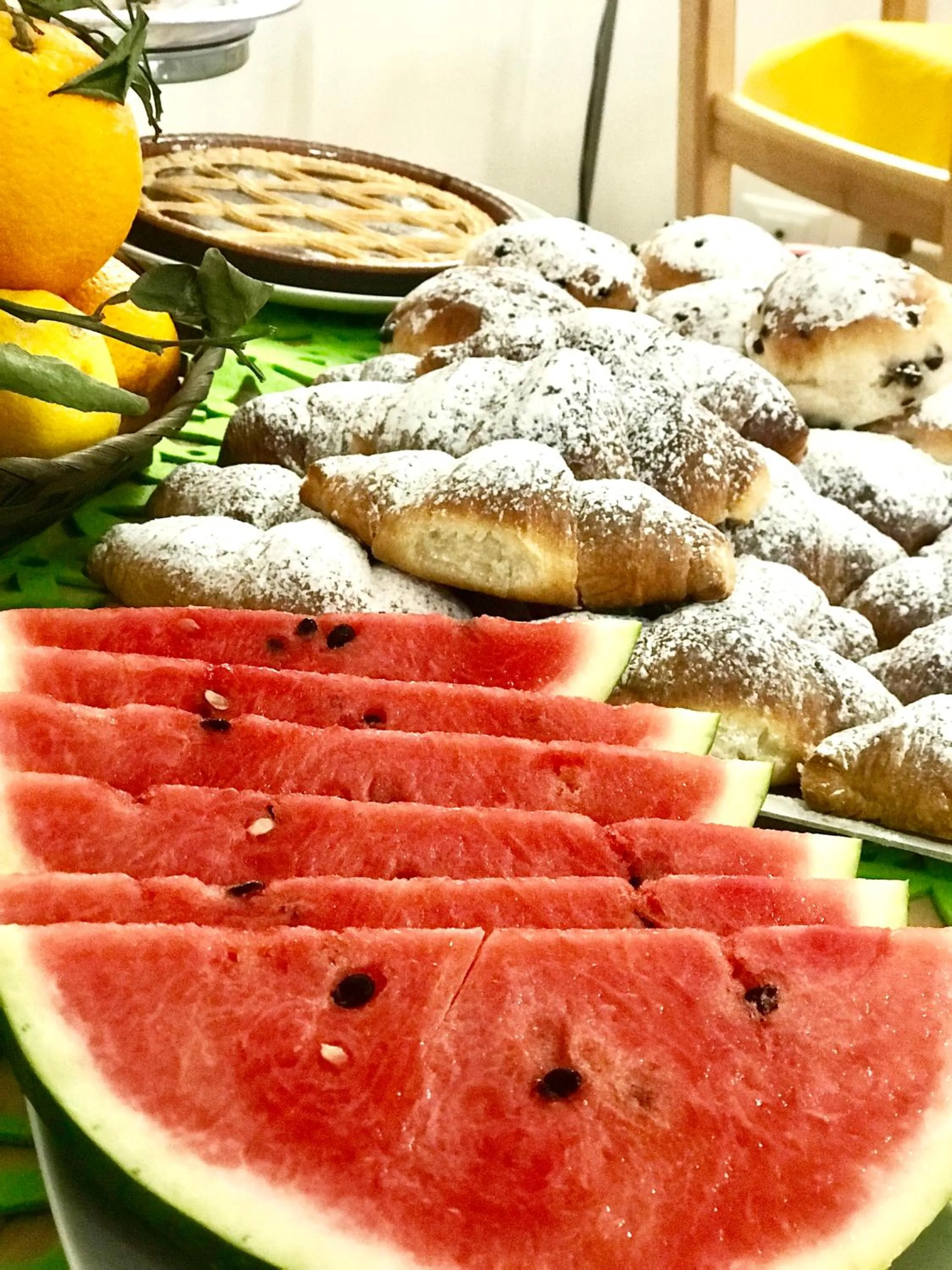 Continental breakfast in LeAlbe di Sicilia