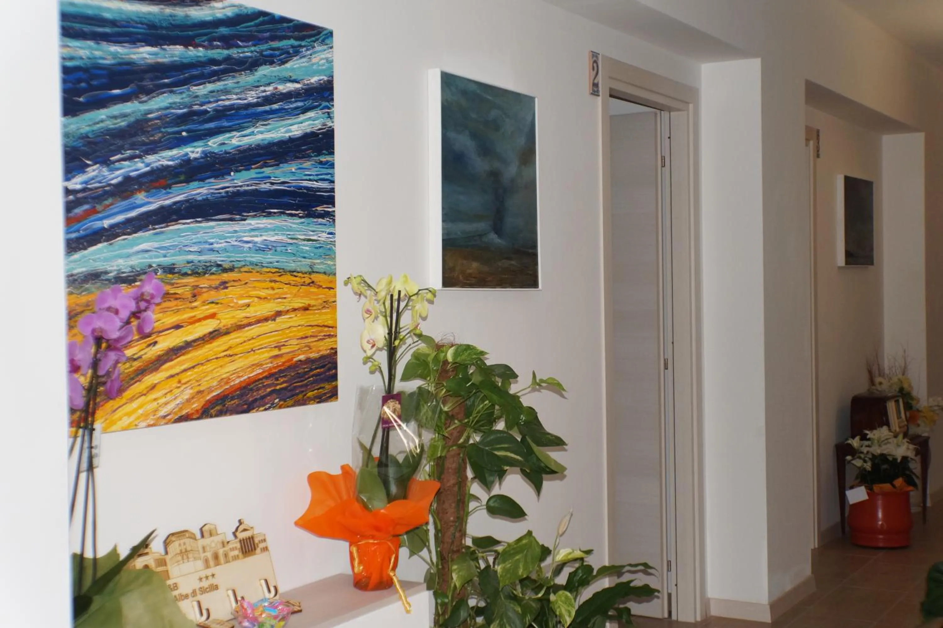 Lobby or reception in LeAlbe di Sicilia