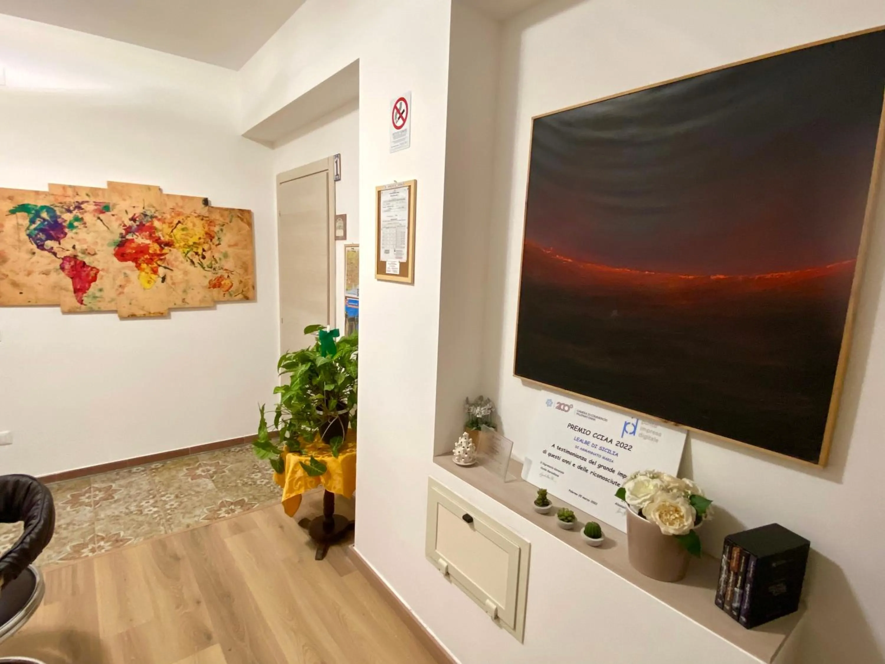 Lobby or reception in LeAlbe di Sicilia