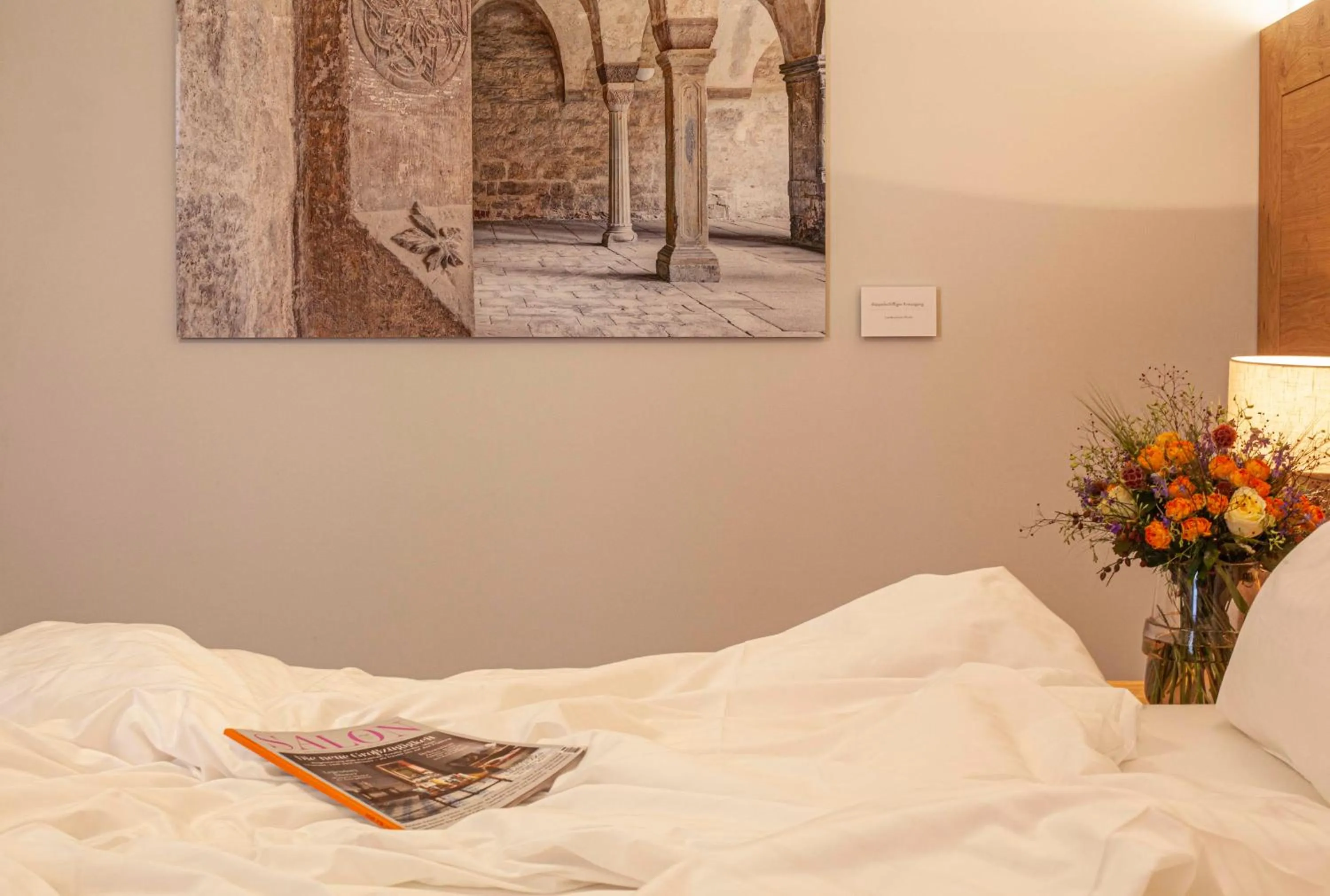 Decorative detail, Bed in Gasthof Zufriedenheit