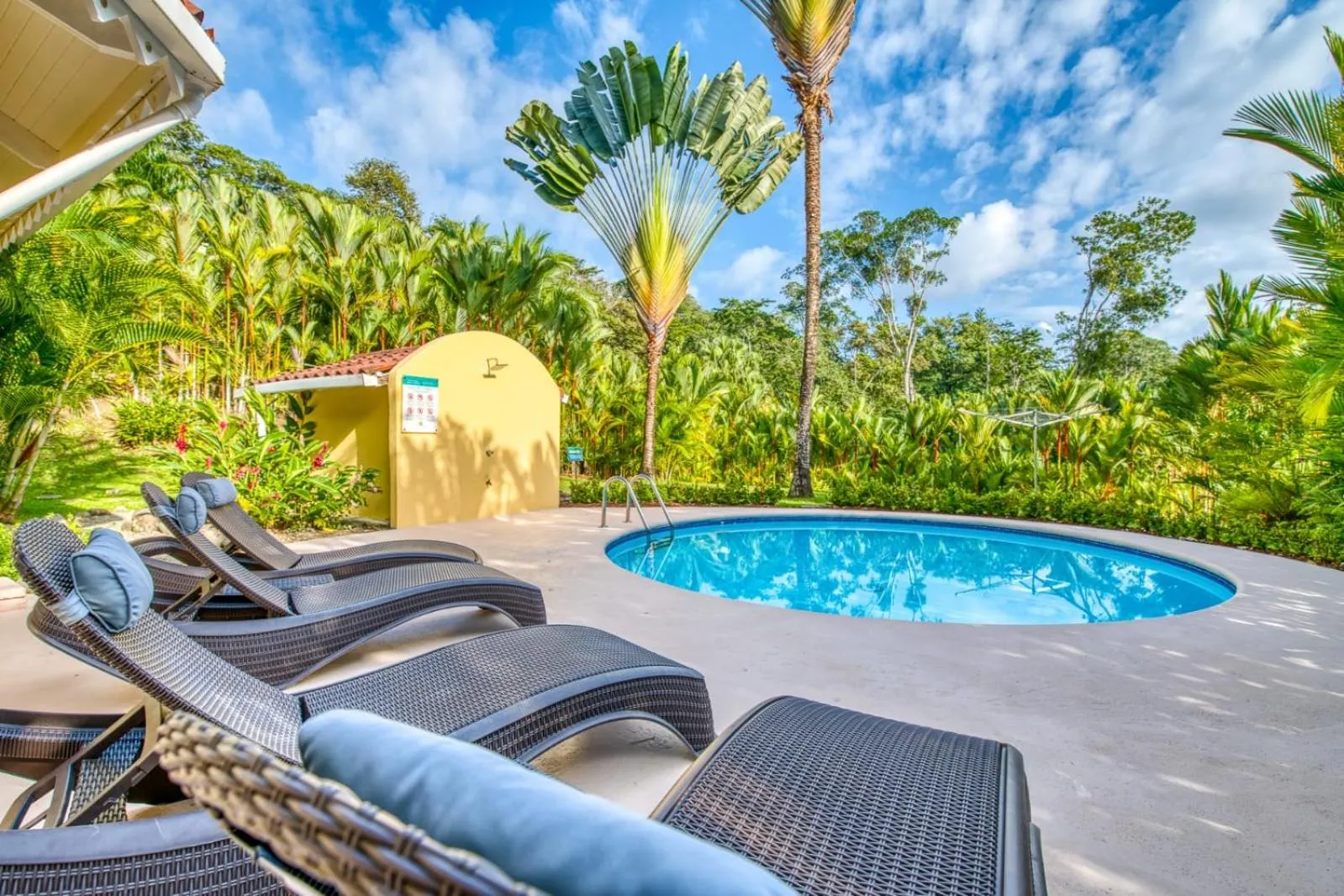 Pool view in Lomas del Caribe