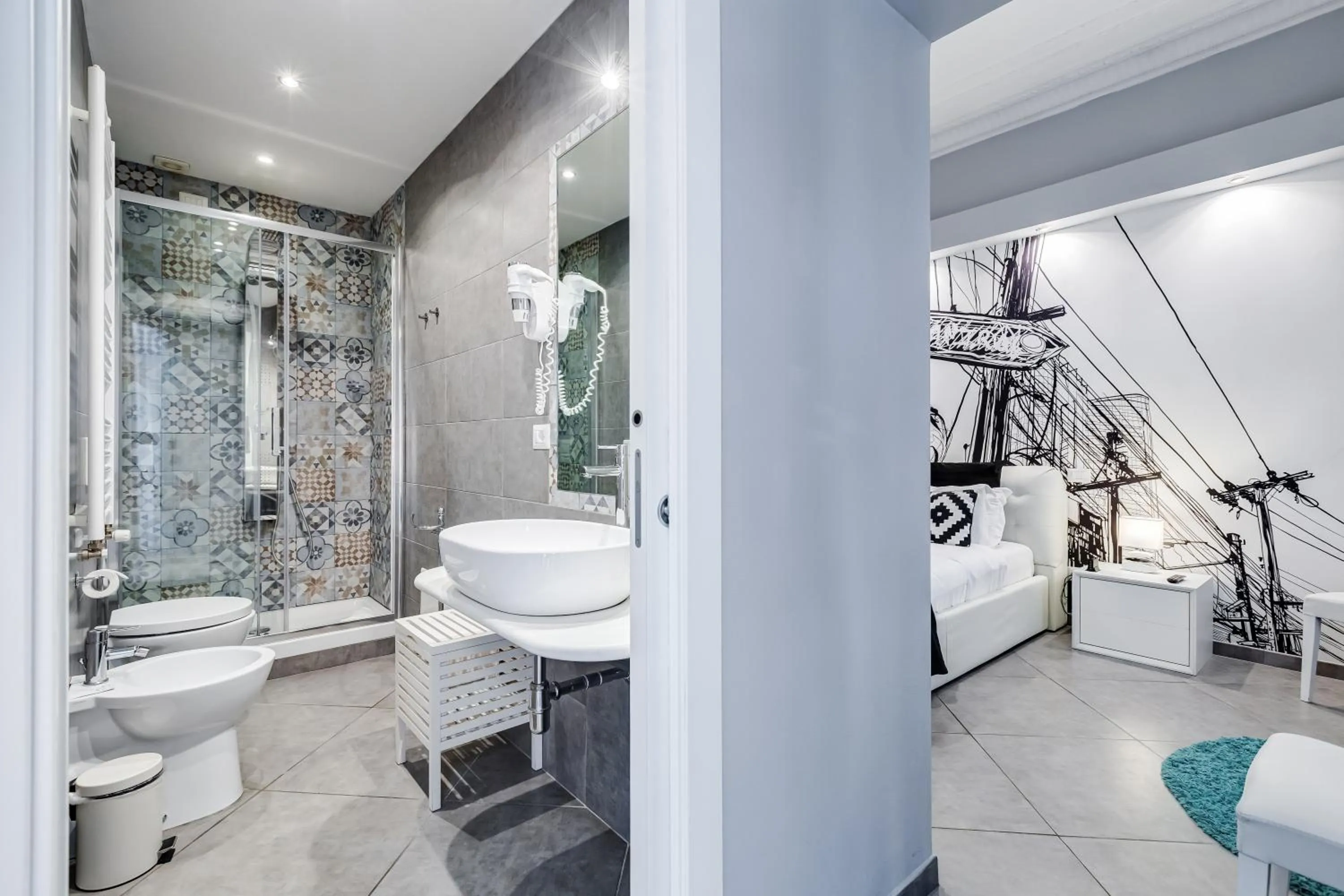 Shower in Maison Degli Artisti Suites