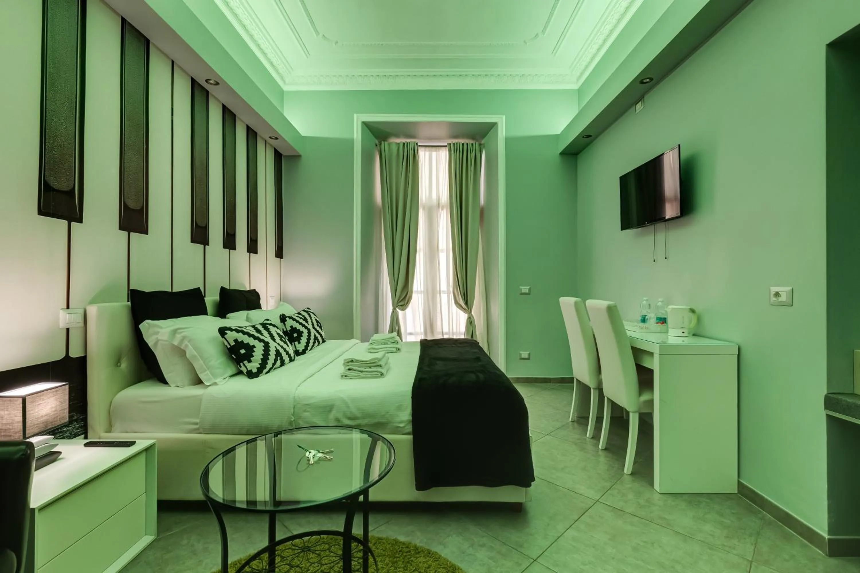 Bedroom in Maison Degli Artisti Suites