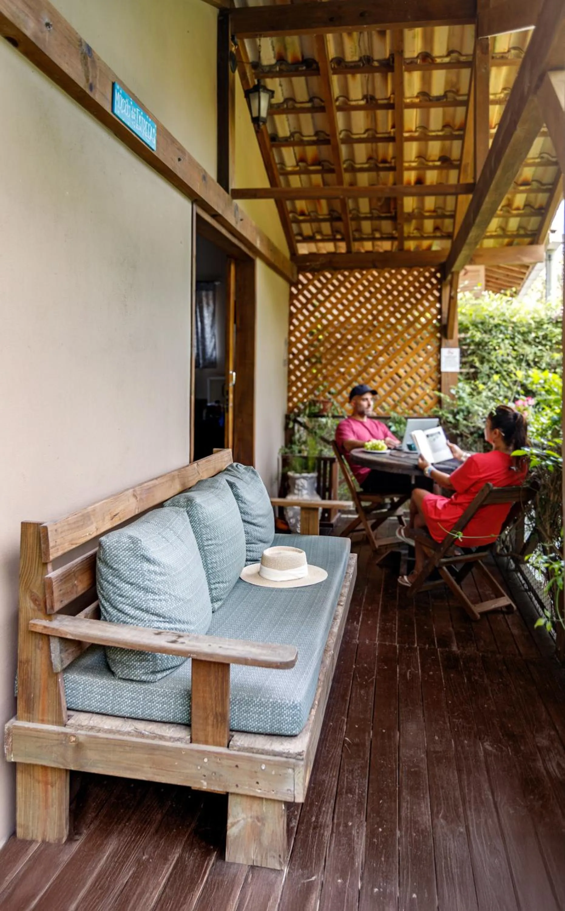 Balcony/Terrace in Moradas do Vale Praia do Rosa