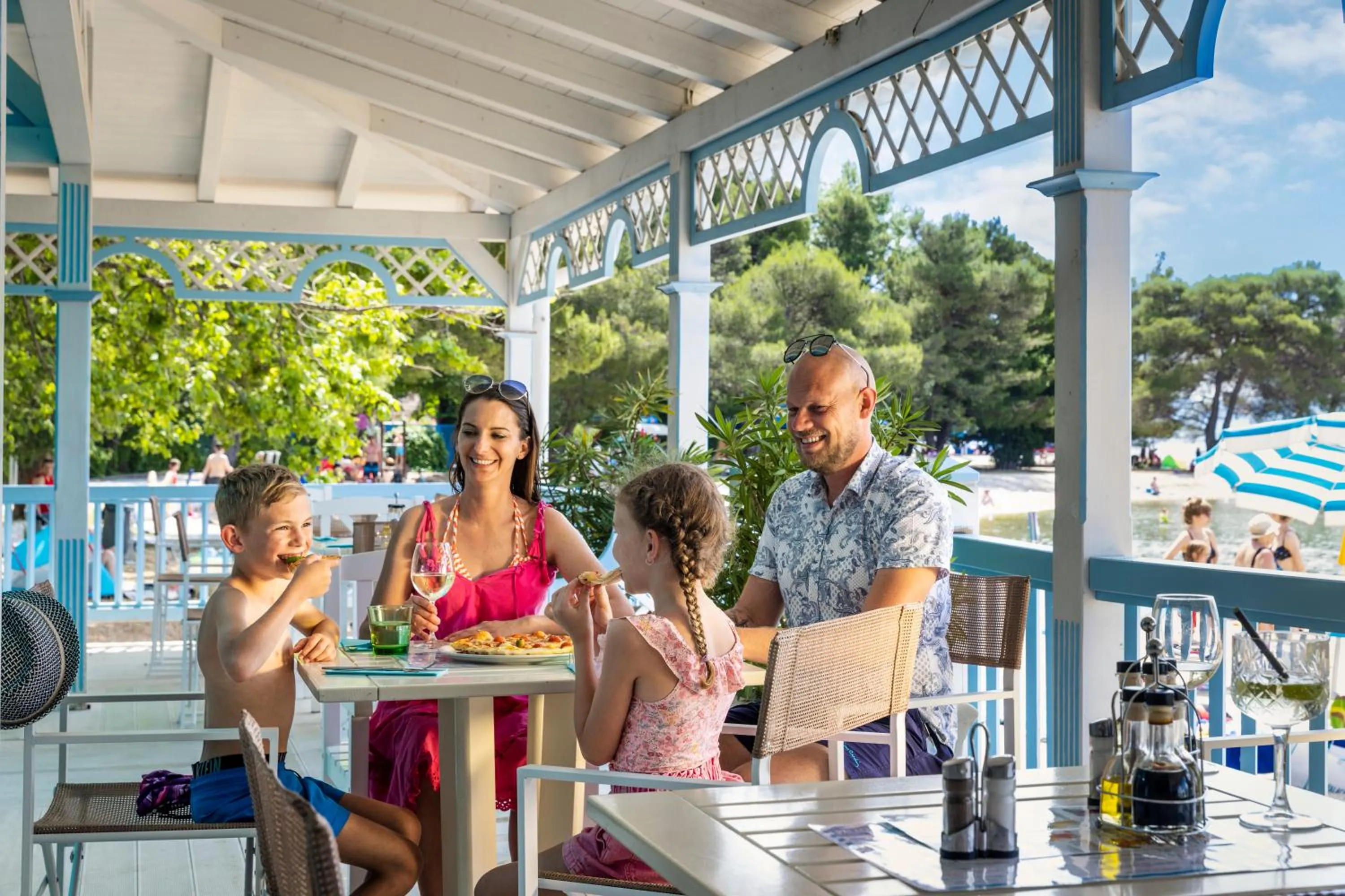 Family in Hotel Kvarner Palace